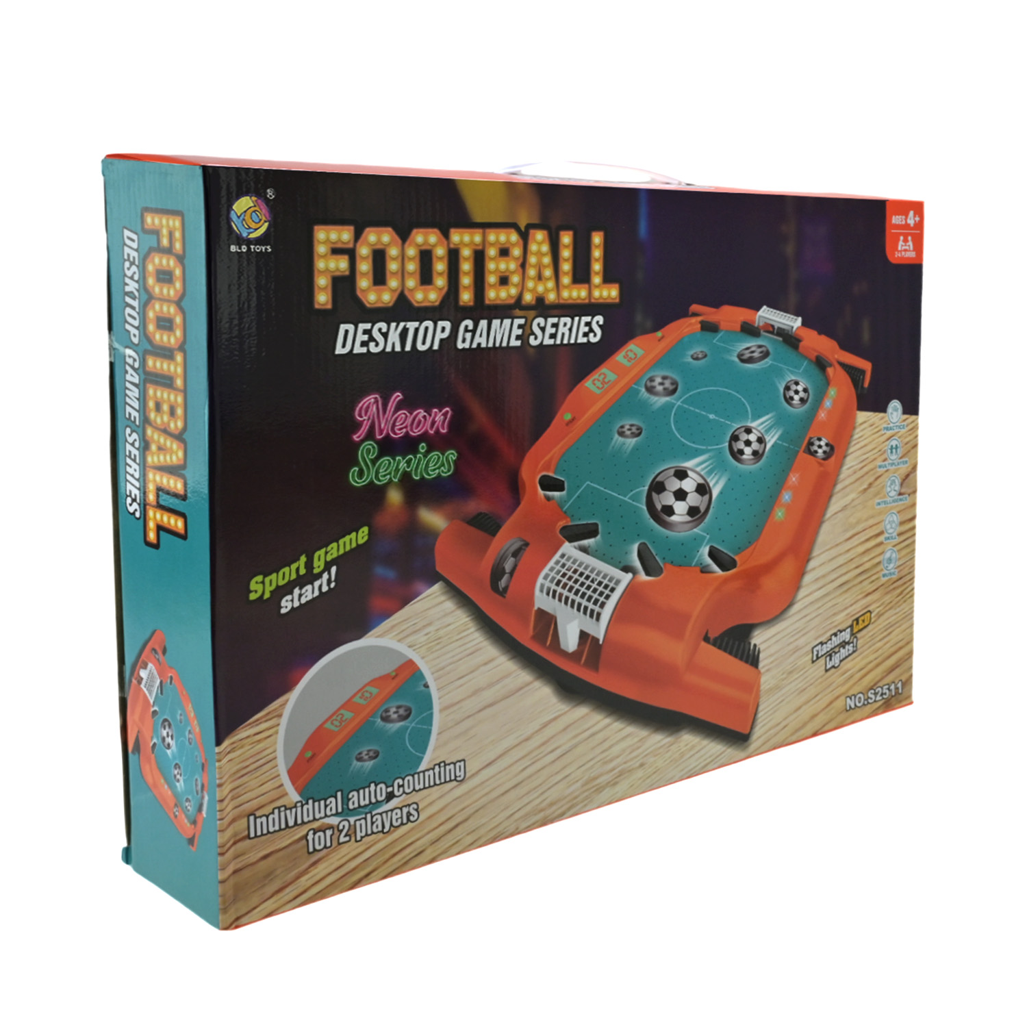 Аерофутбол арт. S2511 (12шт/2) короб. 51,5*34,5*8,5см