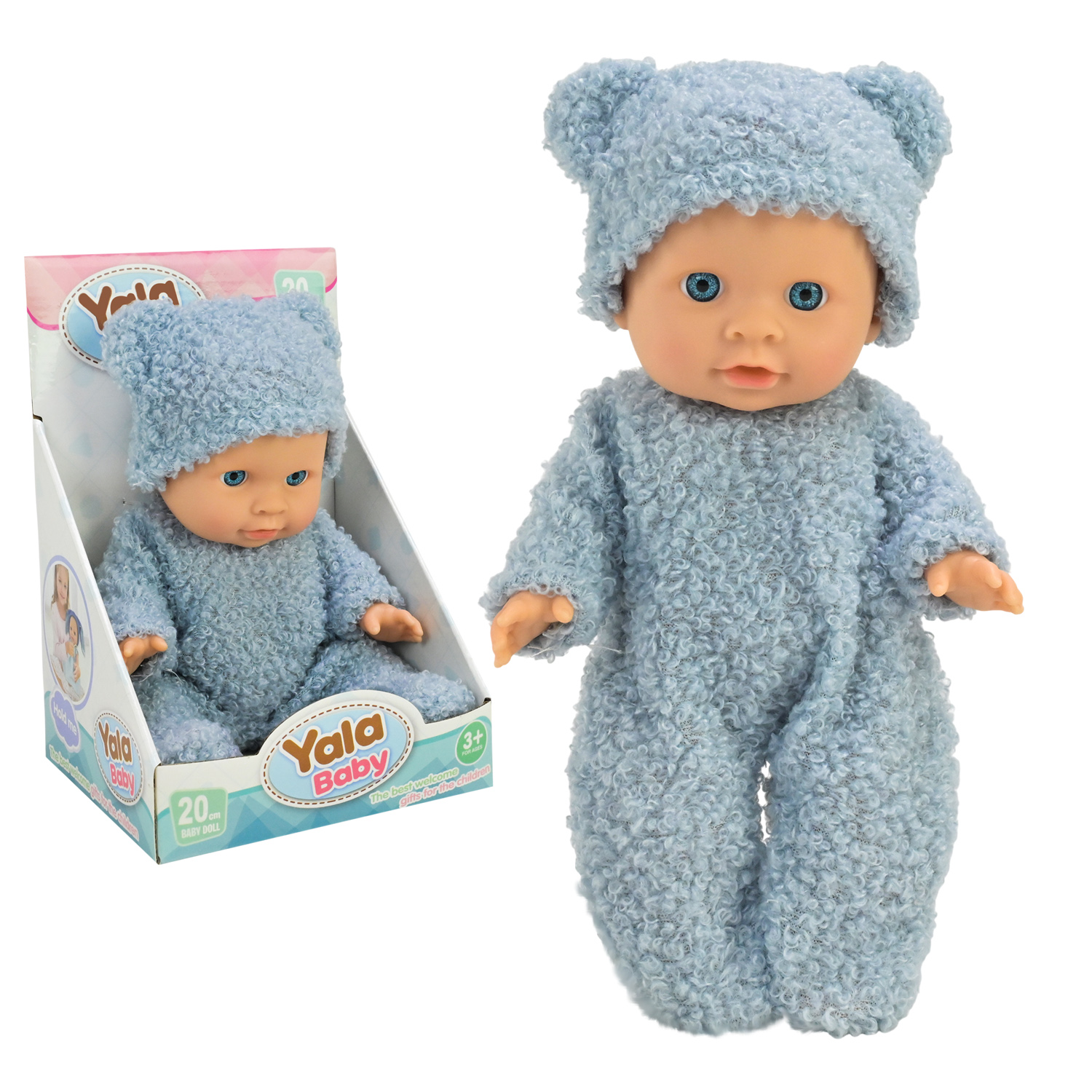 Пупс арт. YL2520C-B (120шт)  аксес короб. 8,5*7,5*17,5 см