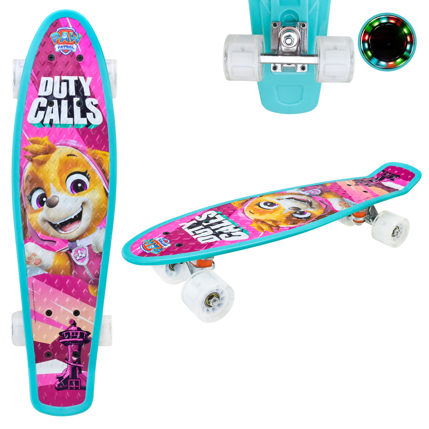 Пенні борд арт. PP2505 (8шт) Paw Patrol 56*15 см, колеса PU світло 56х15х13 см