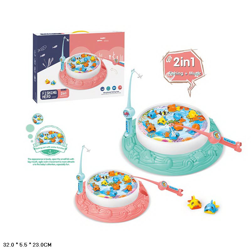 Іграшка рибалка арт. 1567-1C (48шт/2) 2 види, у коробці 23*32*5,5 см