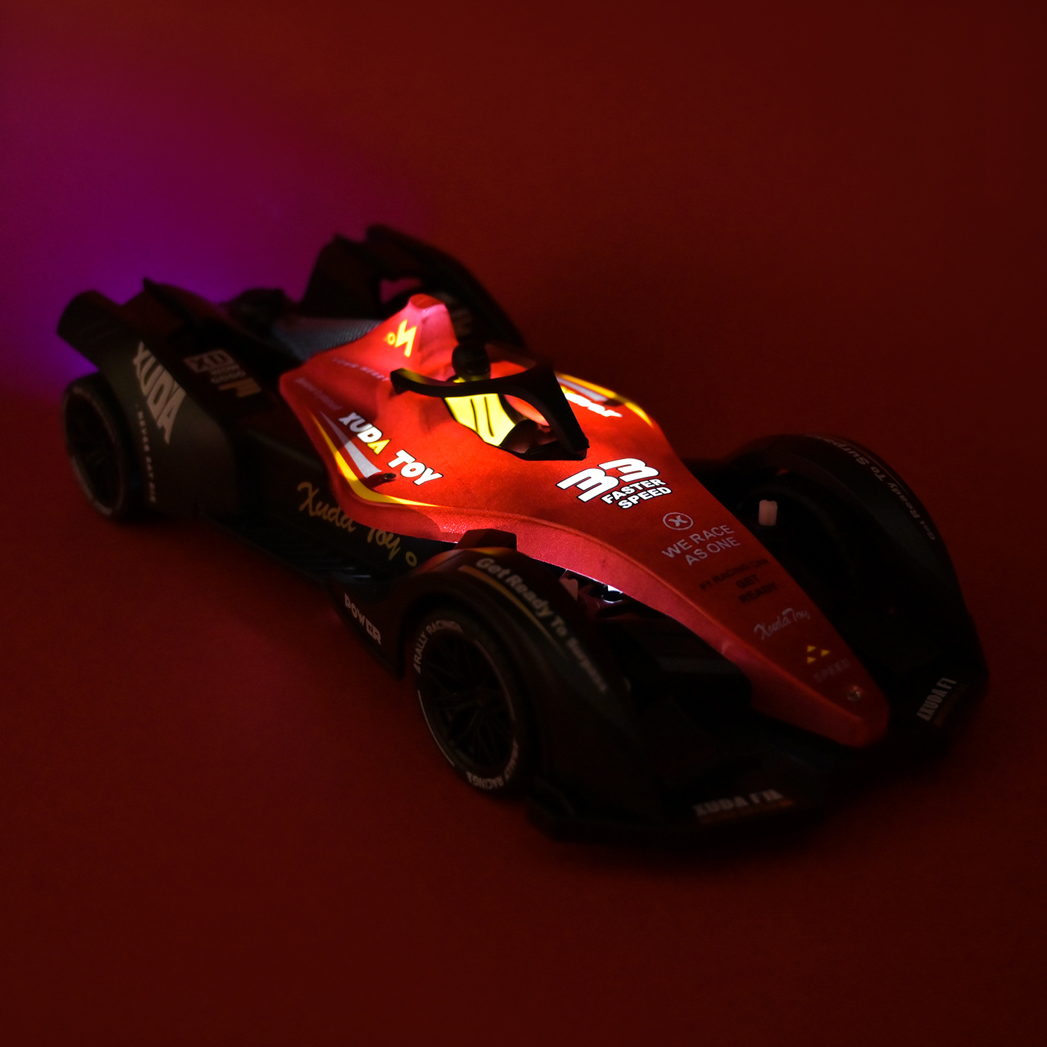 Іграшка машина р/к арт. PM3423 (9шт) "POWERMOTORS" акум,світло,звук,пар,пульт кер.,2 кольориу короб.37,5*17,5*13см