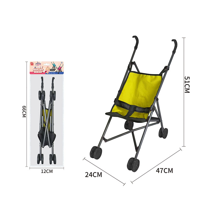 Візочок арт. 968-21 (72шт)  тростинка пластик, р-р іграшки 47*24*51 см,  12*10*66 см