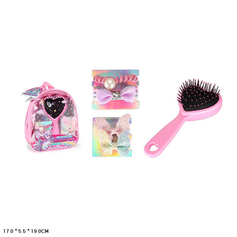 Набір  арт. ZR-37E (144шт/2)  аксесуари для волосся, у валізі 17*5,5*19 см