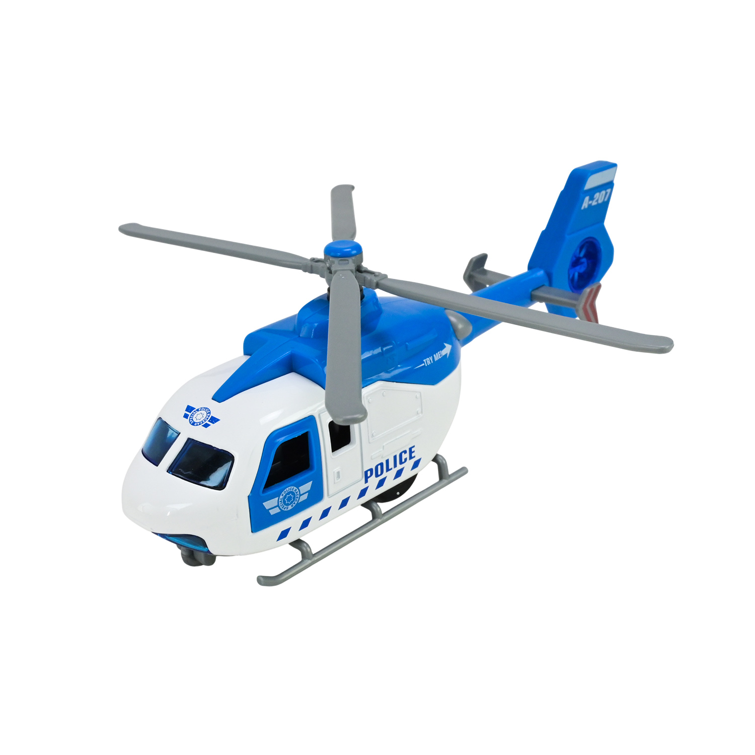 Вертолiт мет. АВТОПРОМ арт. AP7541 (96шт/2) 3 види, відкр.двері батар.,світло,звук,у короб.24,5*15*5,5см