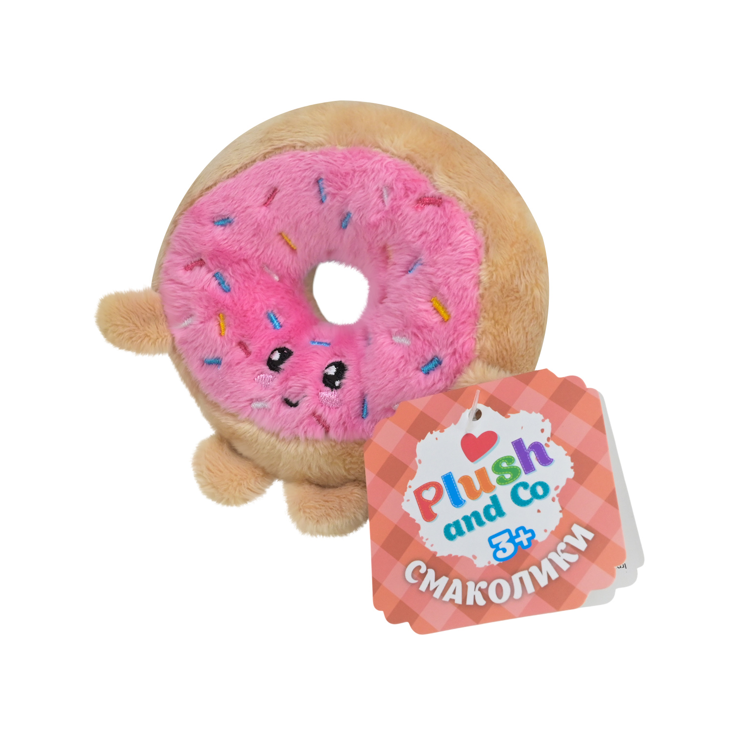 М'яка іграшка Plush and Co "Смаколики" арт. PLC25037 (96шт) пончик 8-10см