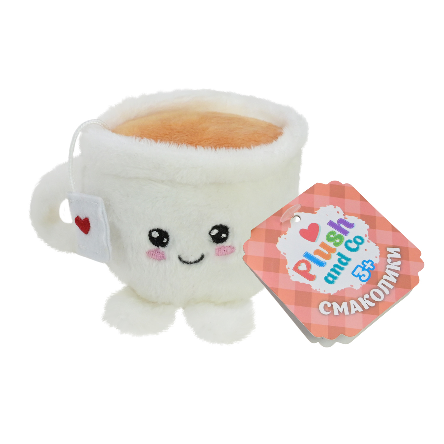 М'яка іграшка Plush and Co "Смаколики" арт. PLC25040 (96шт) чашка чаю 8-10см