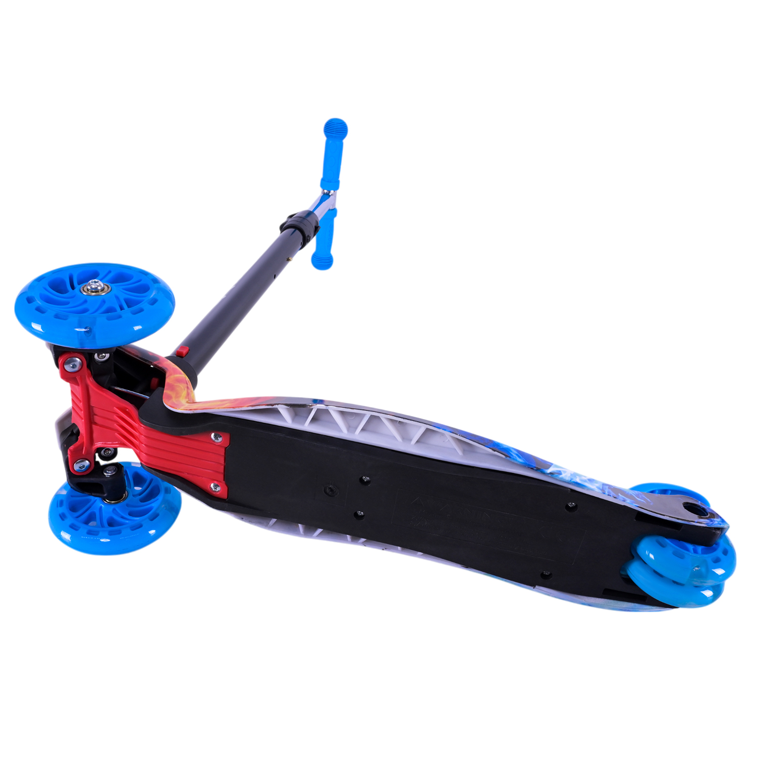 Самокат дитячий 4-х коліс. арт. SC25223 (10шт) MAXI, колеса PU світяться, 5 кольорів мікс, пакет