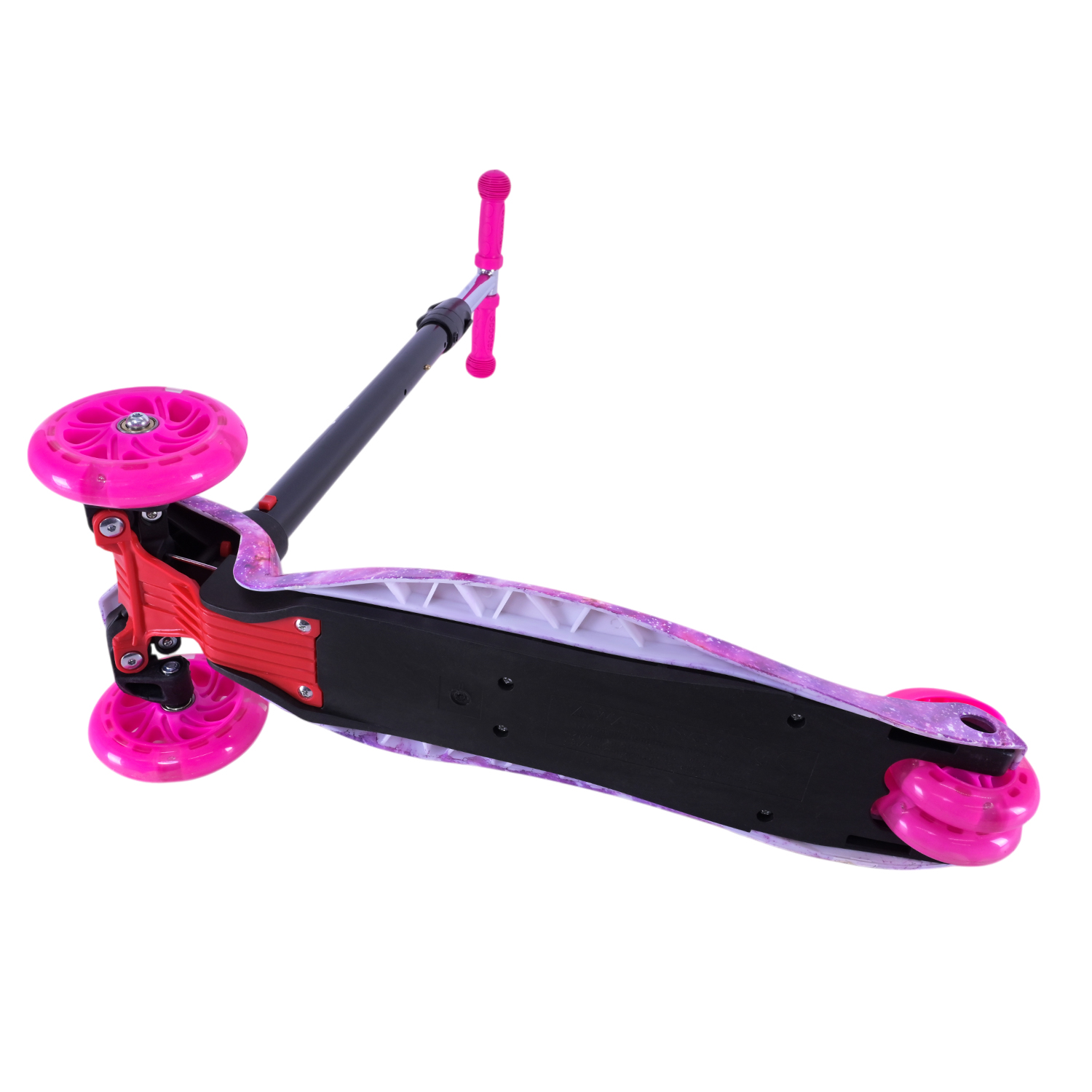 Самокат дитячий 4-х коліс. арт. SC25223 (10шт) MAXI, колеса PU світяться, 5 кольорів мікс, пакет