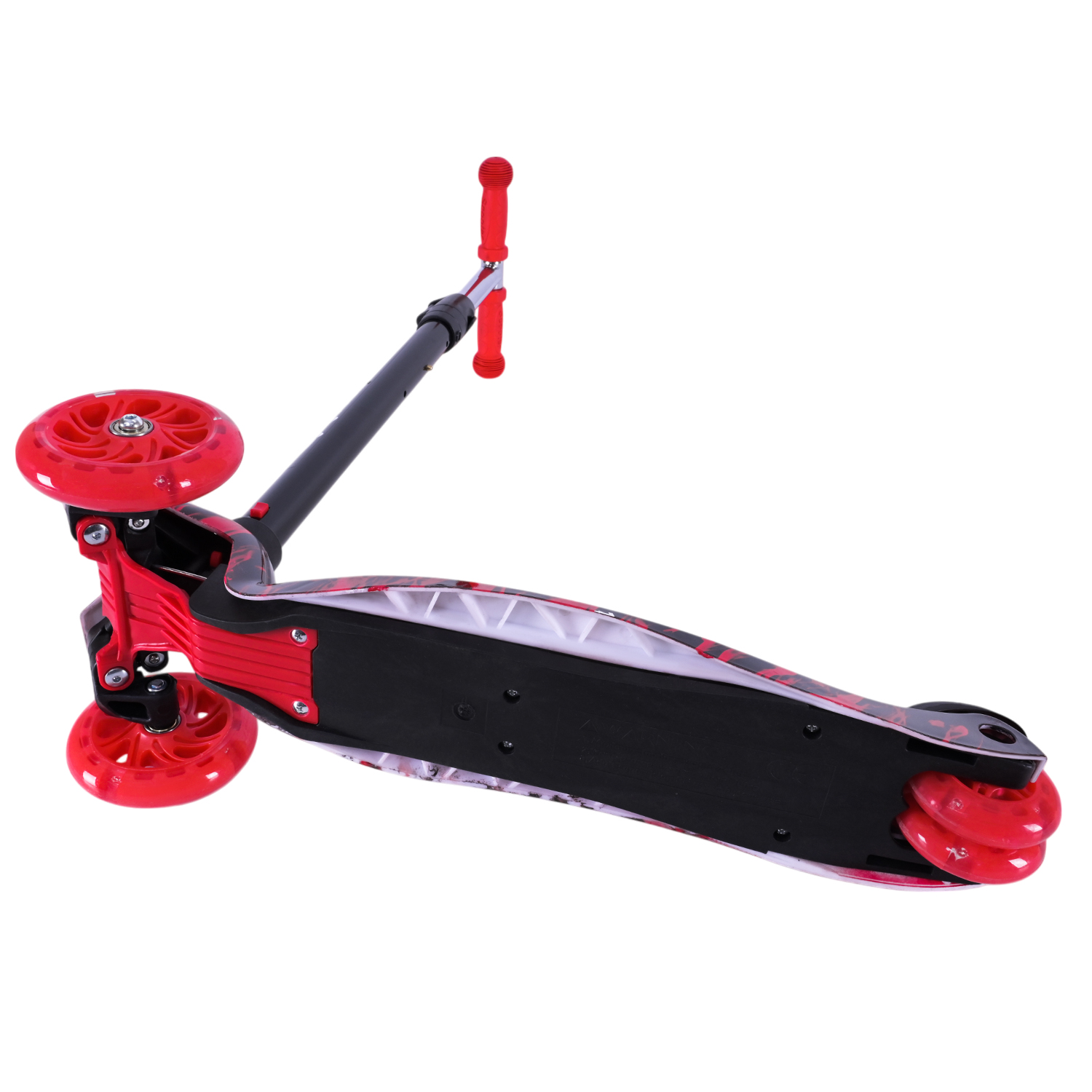 Самокат дитячий 4-х коліс. арт. SC25223 (10шт) MAXI, колеса PU світяться, 5 кольорів мікс, пакет