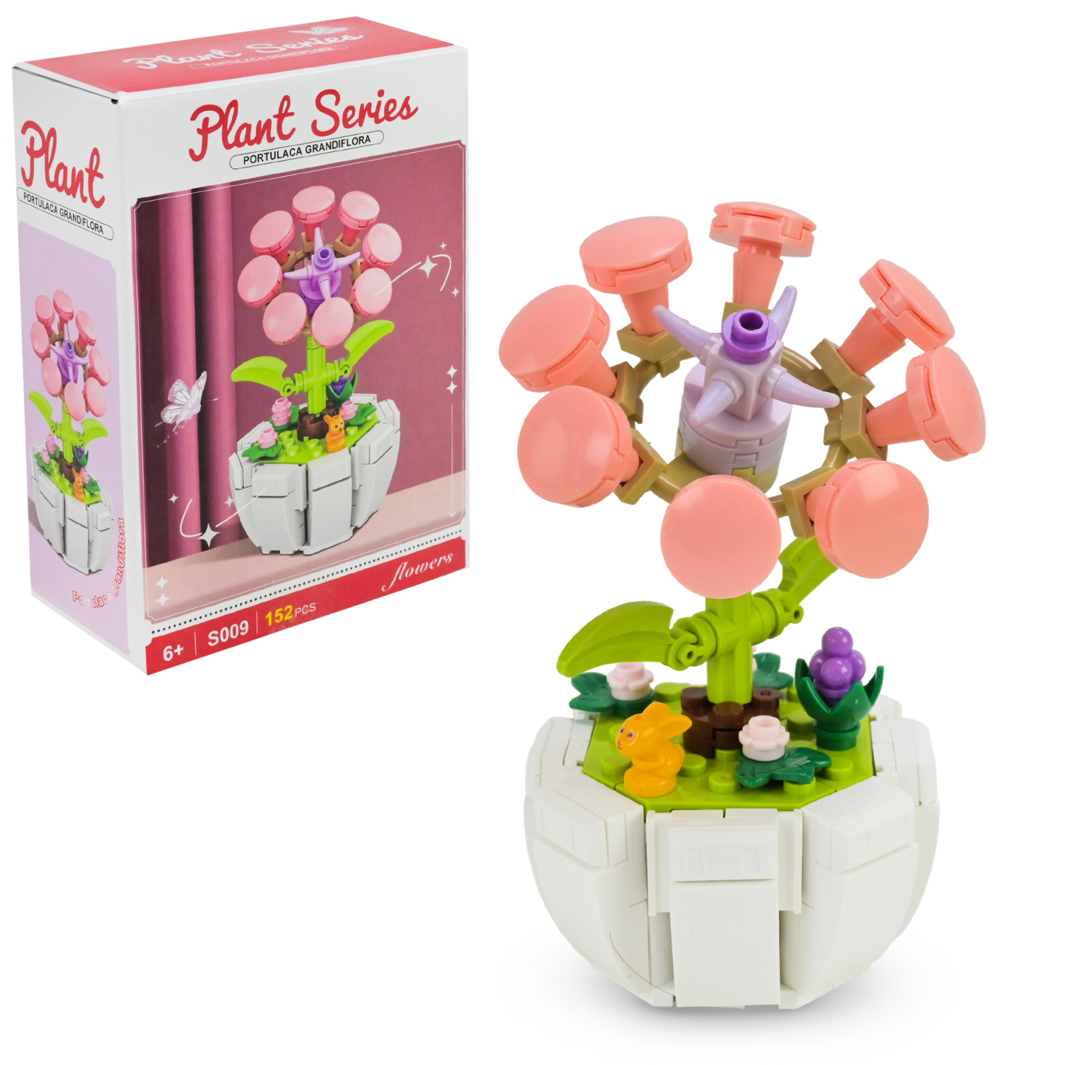 Конструктор арт. S009 (144шт/2)   Plant Series 152 дет. короб. 12*6*17см