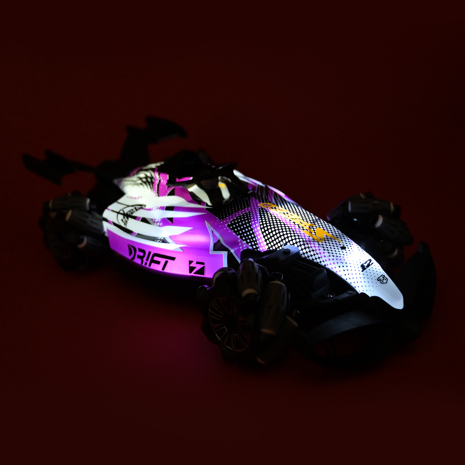 Машина р/к арт. PM3421 (24шт) "POWERMOTORS" акум,світло,звук,пар,4 кольори 2 пульта кер.,у короб.40,5*14,5*19,3см