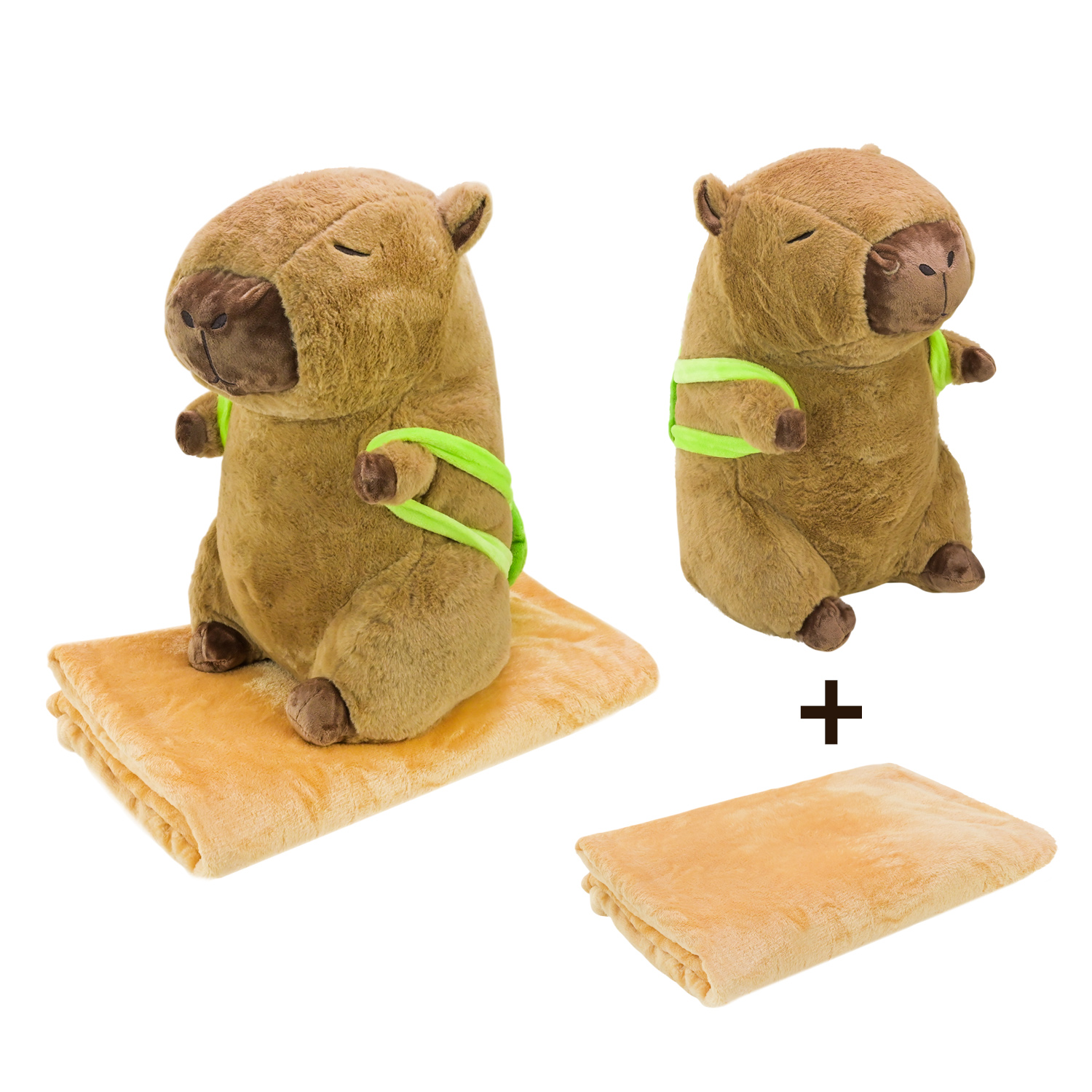 М'яка іграшка арт. L1123 (30шт) іграшка з пледом 45см