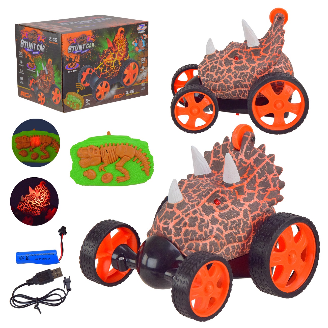 Перевертиш р/к арт. 999-5S (36шт/2) акум., світ., короб. 16,2*9,8*11,5см