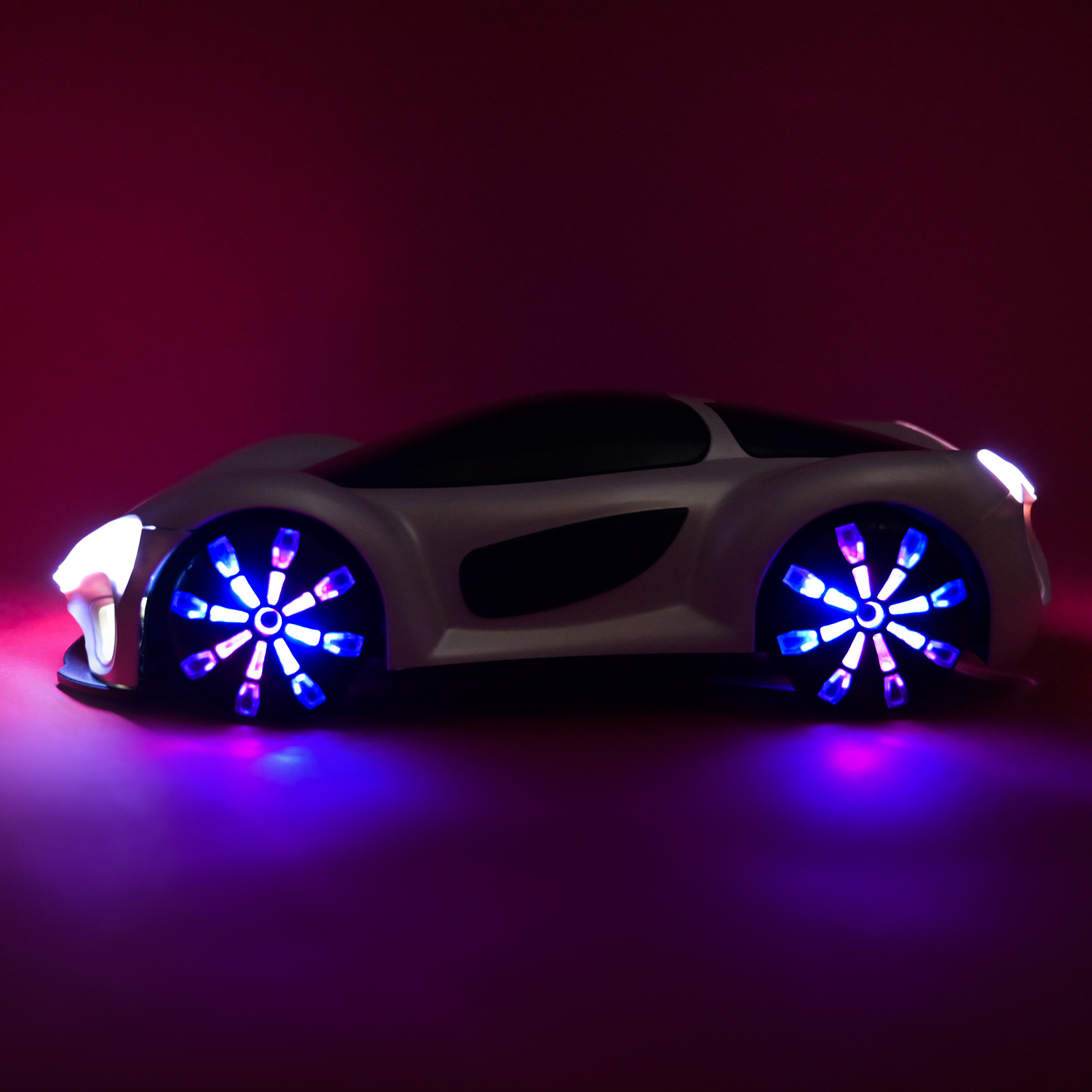 Машина р/к арт. PM3419 (18шт/2) "POWERMOTORS" 2 кольори, пар акум,світло,звук,заряд.станція,у короб.38,5*18*13,5см