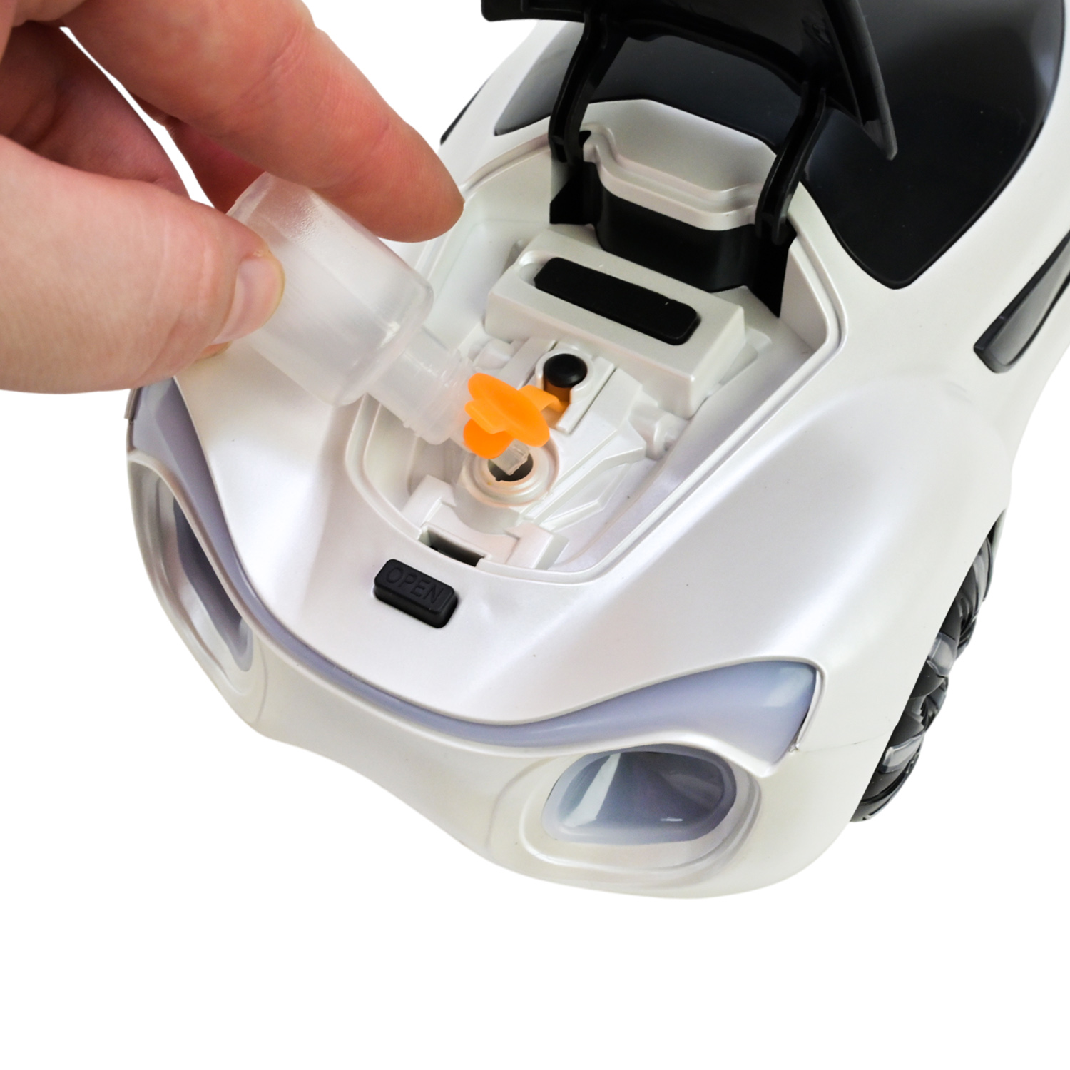 Машина р/к арт. PM3419 (18шт/2) "POWERMOTORS" 2 кольори, пар акум,світло,звук,заряд.станція,у короб.38,5*18*13,5см