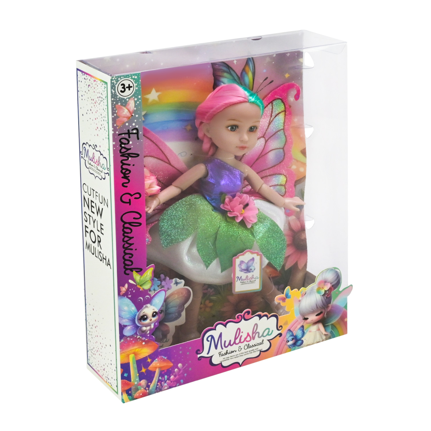Лялька арт. QJ198D (48шт/2) фея-метелик, р-р ляльки 31 см короб. 26,5*7,5*33см