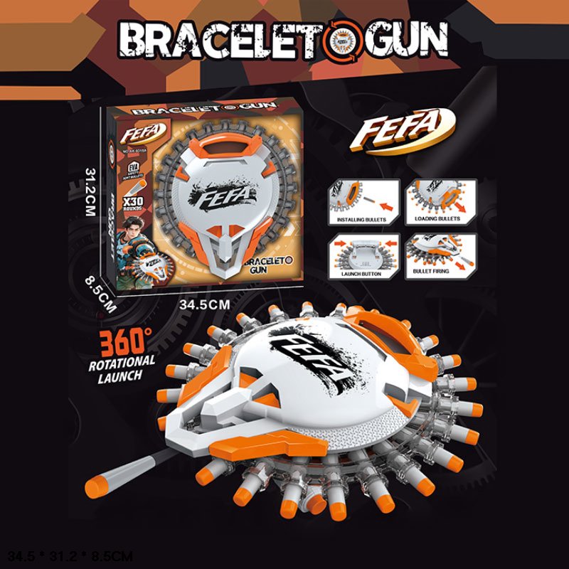 Іграшкова зброя арт. AK-9318A (24шт/2) поролон.кулі,у коробці 34,5*31,2*8,5см