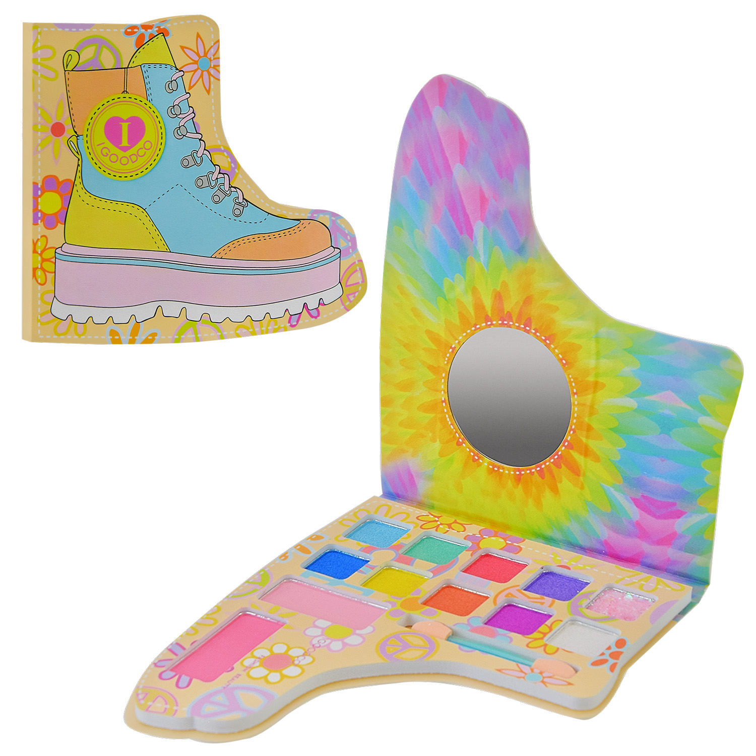 Косметика арт. LK2978 (192шт/16) тіні для повік, рум'яна 12 кольорів короб. 16*14*1см