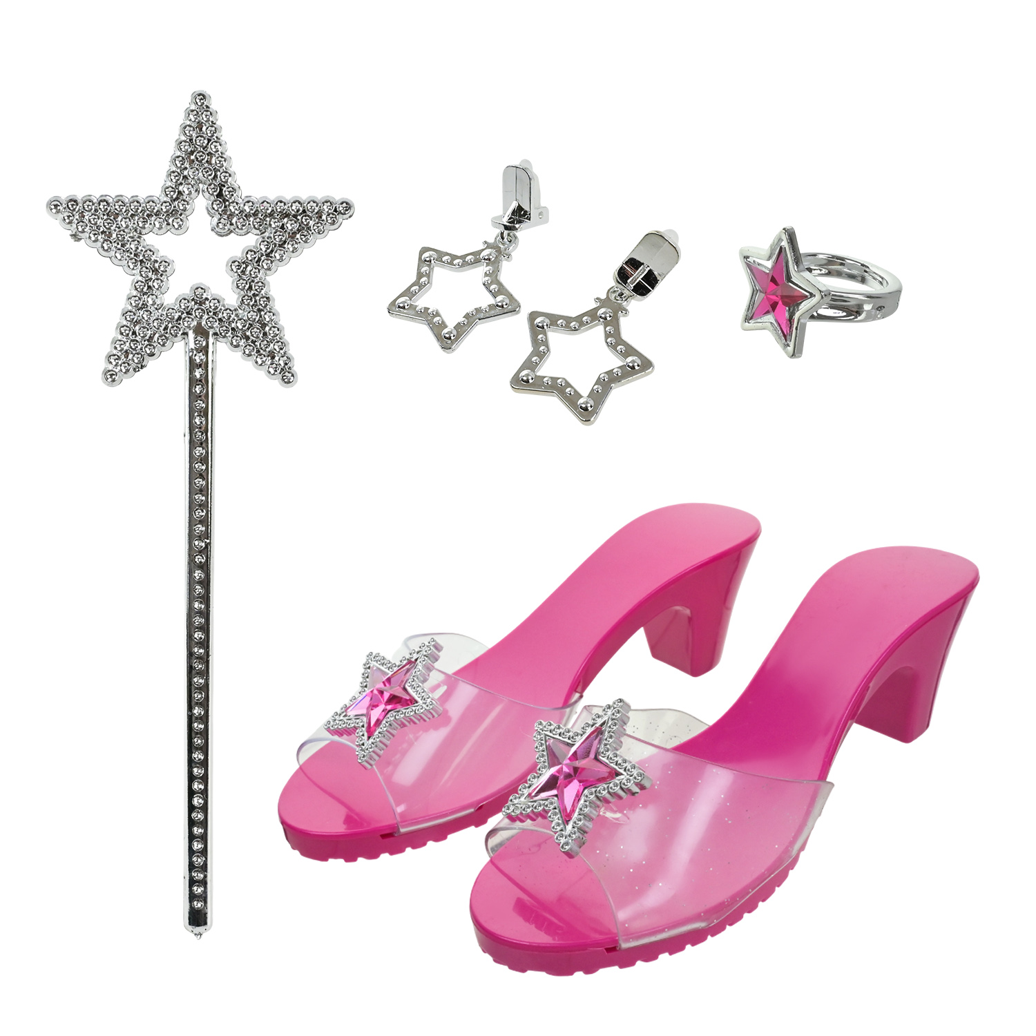 Аксесуари для дівчат арт. QS00025D1/F2/F4 (48шт/2) мікс 3 кольори, туфлі, аксес короб. 19*28*5,6