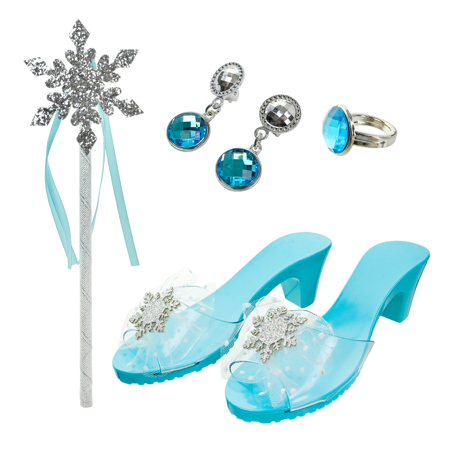 Аксесуари для дівчат арт. QS00025D1/F2/F4 (48шт/2) мікс 3 кольори, туфлі, аксес короб. 19*28*5,6