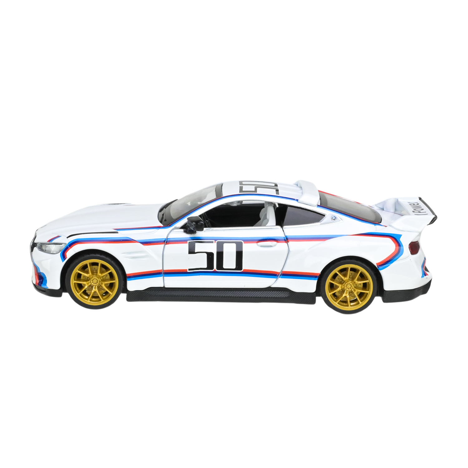 Машина металл 68732A (48шт/2) "АВТОПРОМ",1:34 "BMW 3.0 CSL",батар, свет,звук,откр.двери,в коробке 18*9*8 см