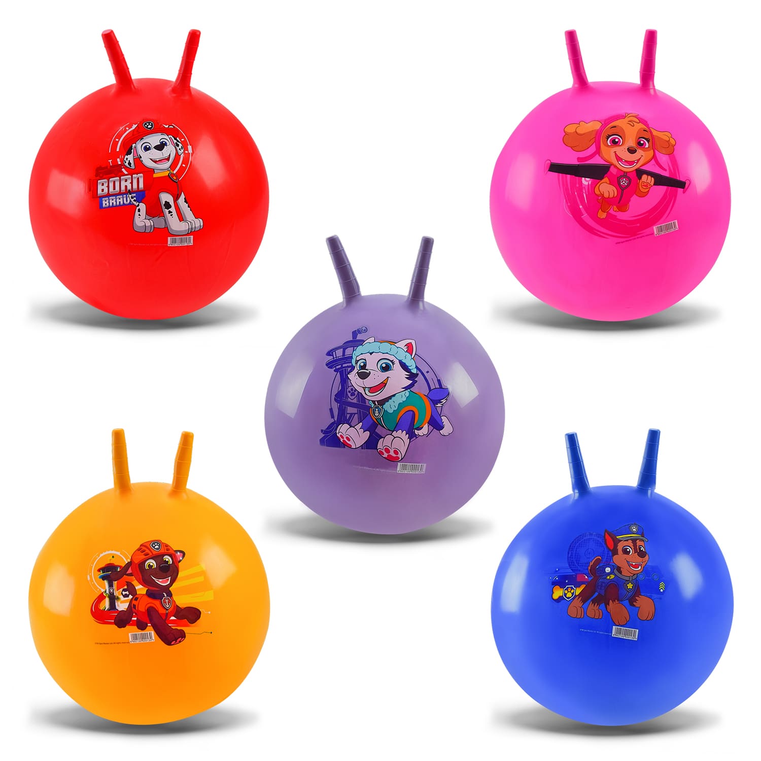 М'яч для фітнесу арт.PB2108 (40 шт) Paw Patrol 45 см ріжки 6 видів