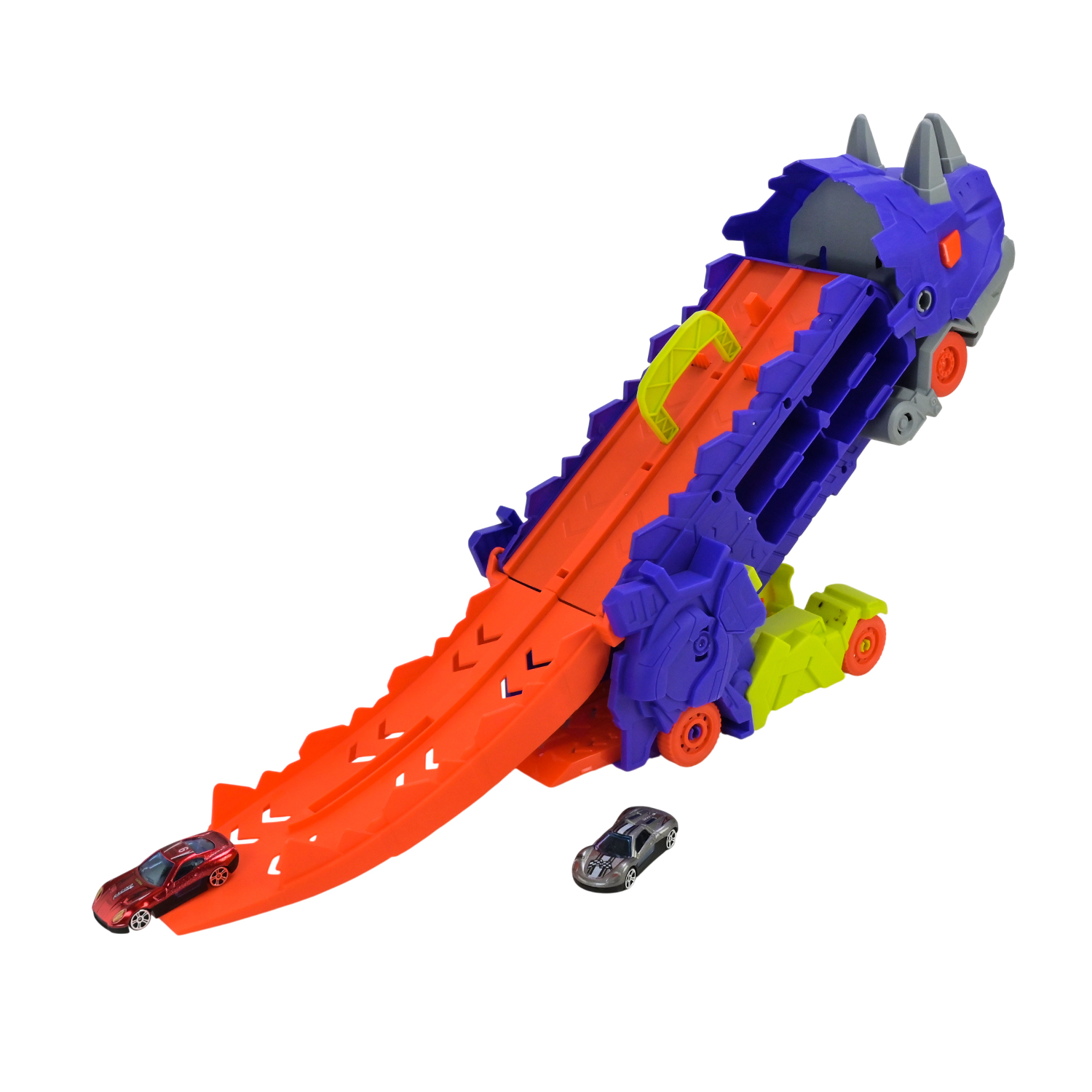 Трейлер арт. ZS-222 (16шт/2) 2кольора,2 машинки, у кор. 46*16*21см