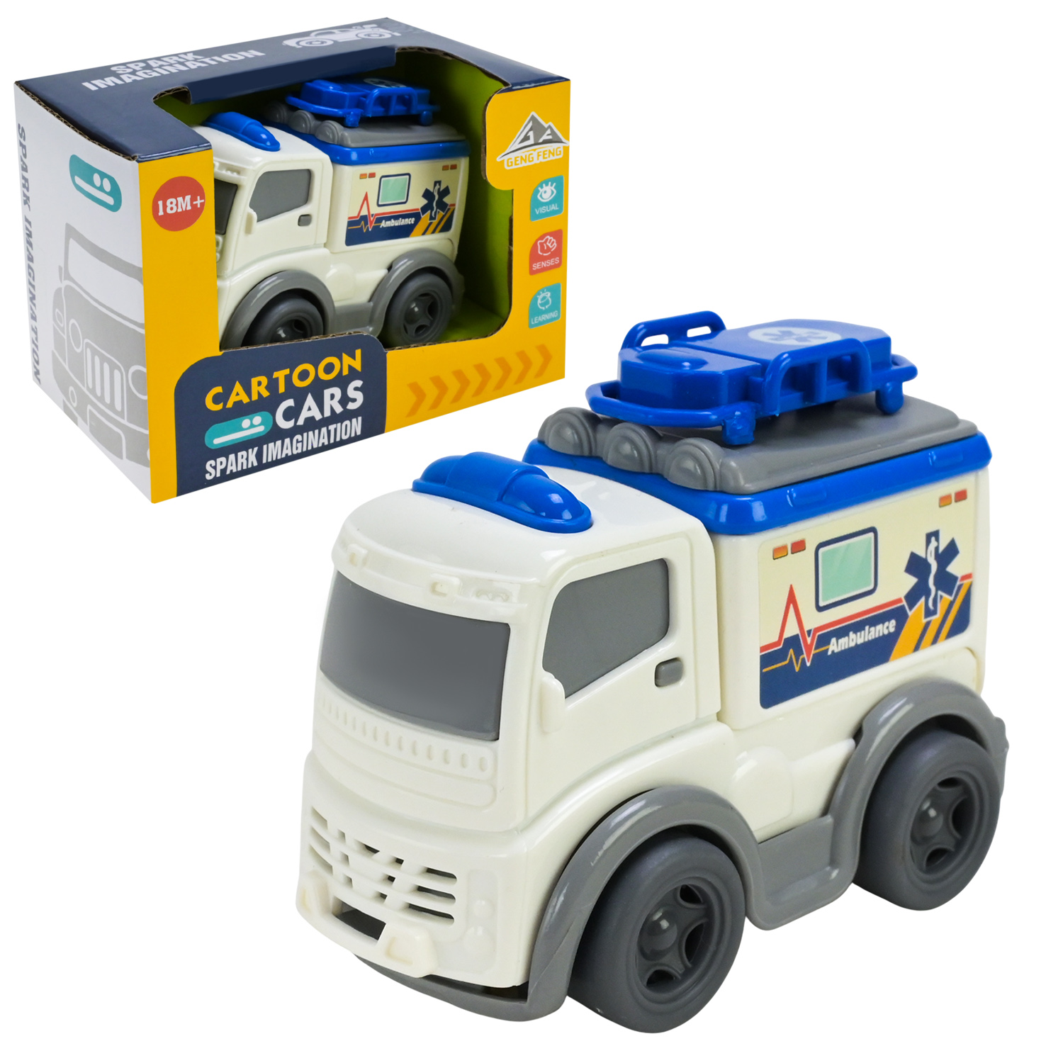 Машина арт. 933-506B (360шт/2) iнерц.,у короб.11,5*7*8см