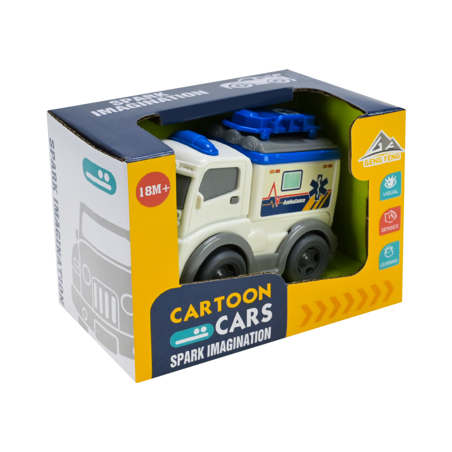 Машина арт. 933-506B (360шт/2) iнерц.,у короб.11,5*7*8см