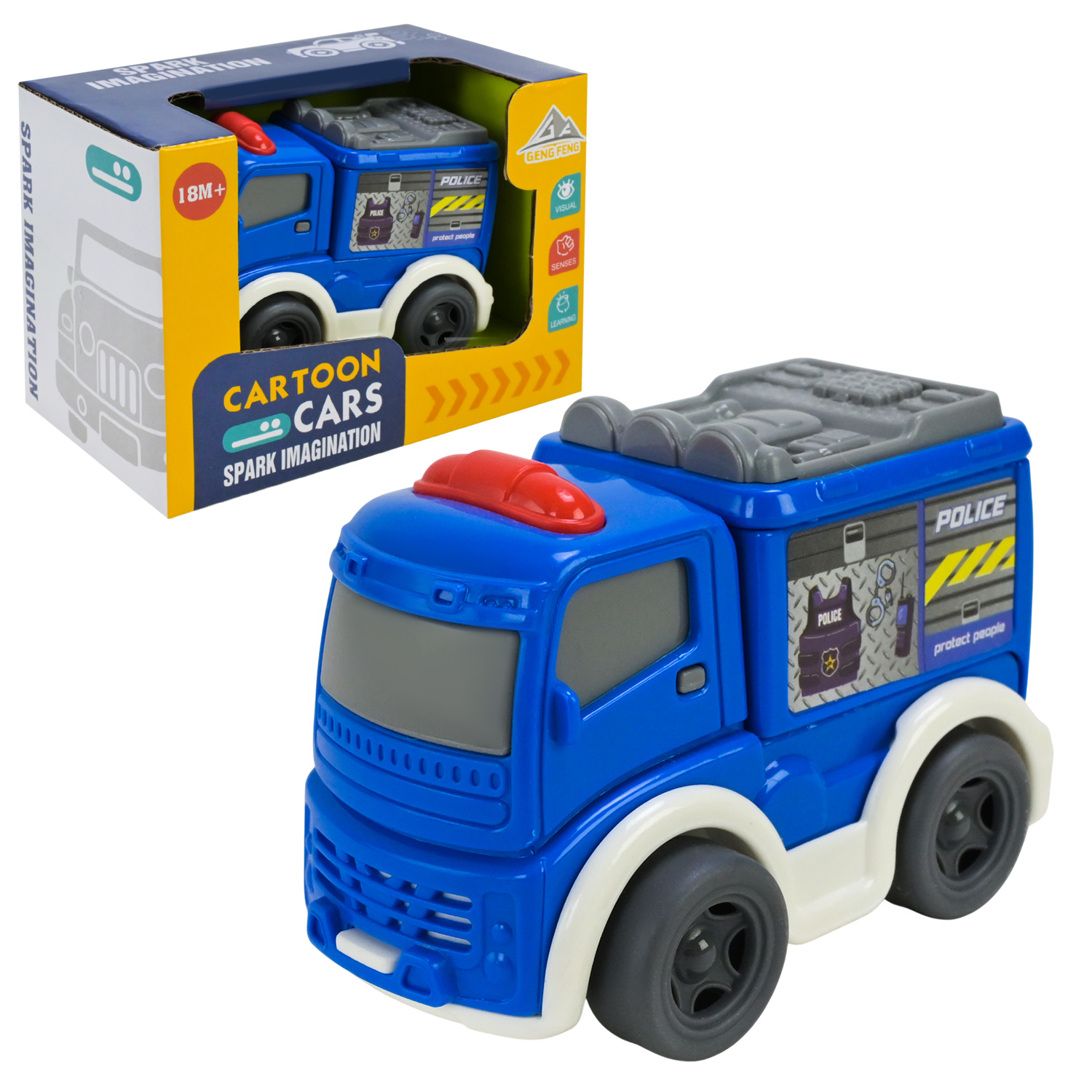 Машина арт. 933-505B (360шт/2) iнерц.,у короб.11,5*7*8см