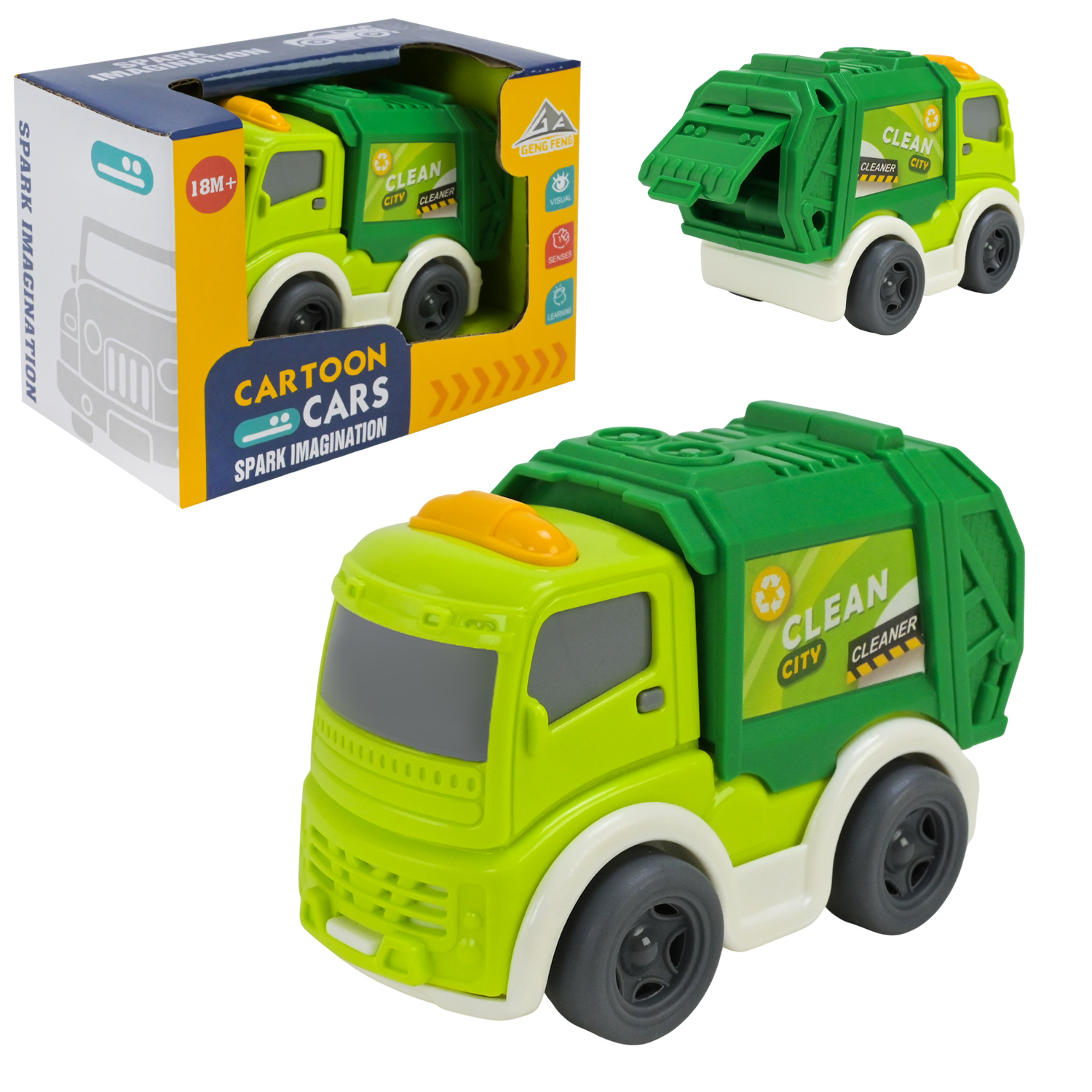 Машина арт. 933-501B (360шт/2) iнерц.,у короб.11,5*7*8см