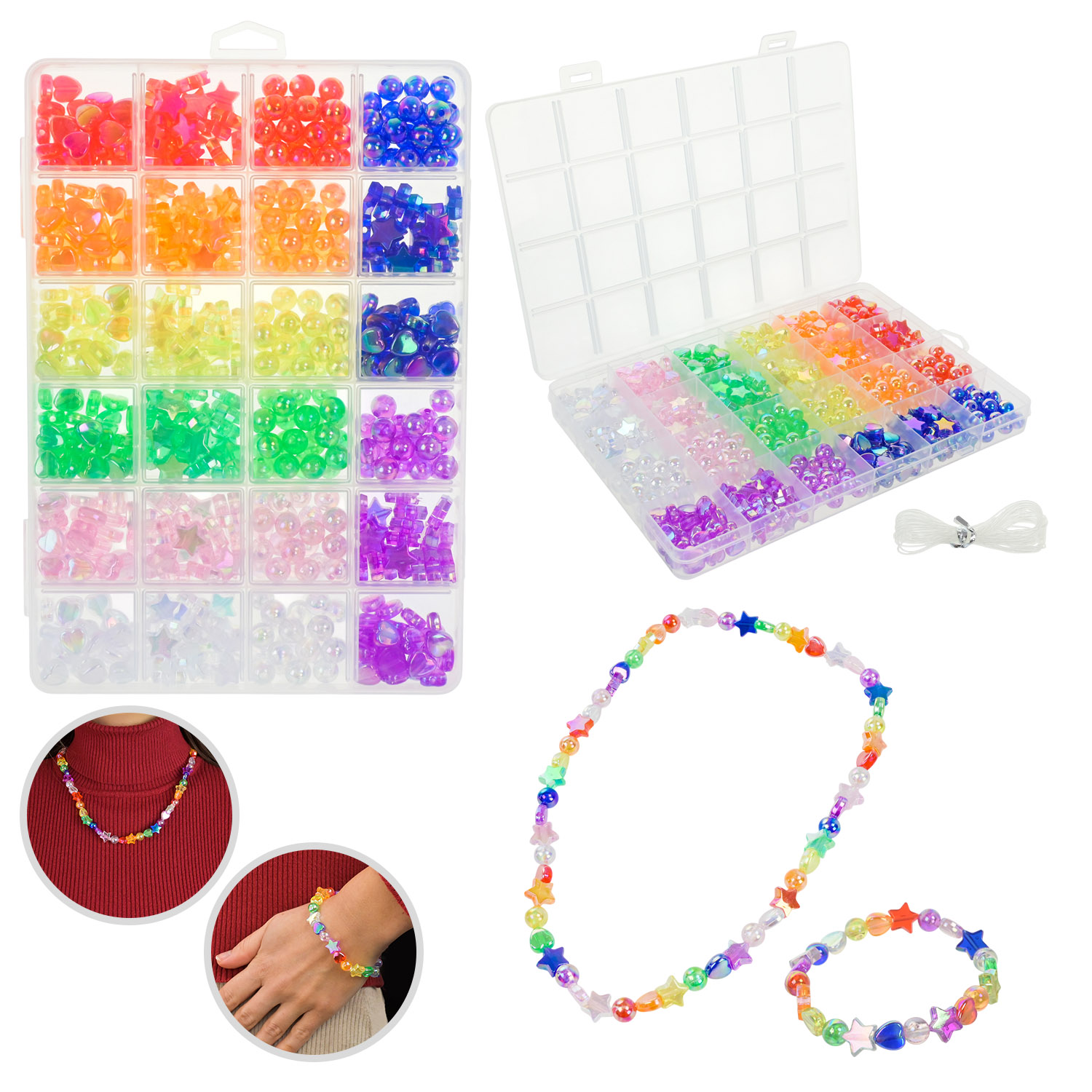 Бісер арт. 1199-217 (96шт/2) у короб. 19*1,8*13см