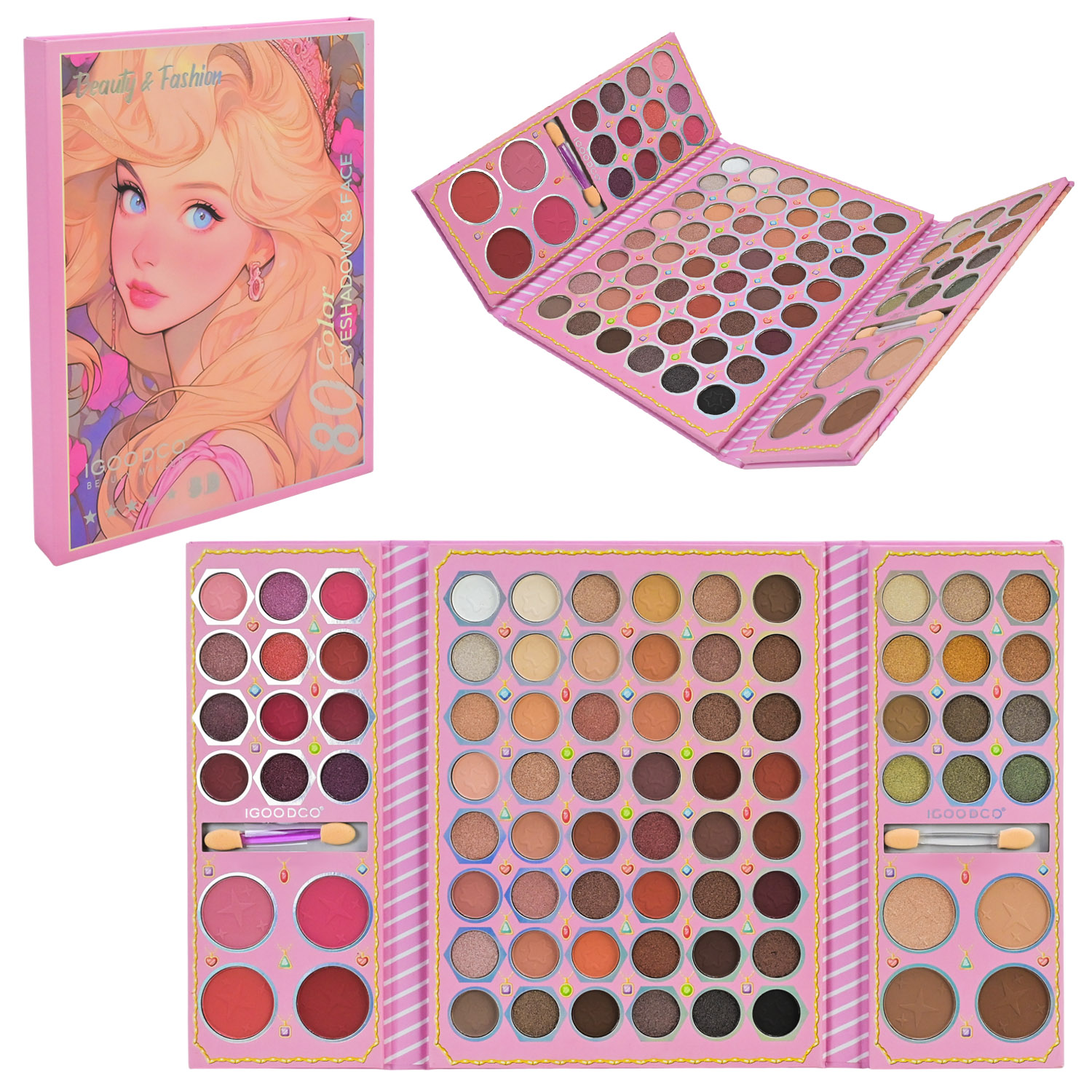 Косметика арт. IG3170 (96шт)   палетка, тіні для повік короб. 18*1,5*22см