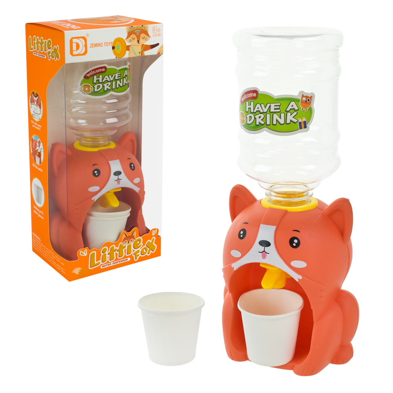 Кулер арт. 8076 (120шт/2) лисичка короб. 23*7,7*11,5см