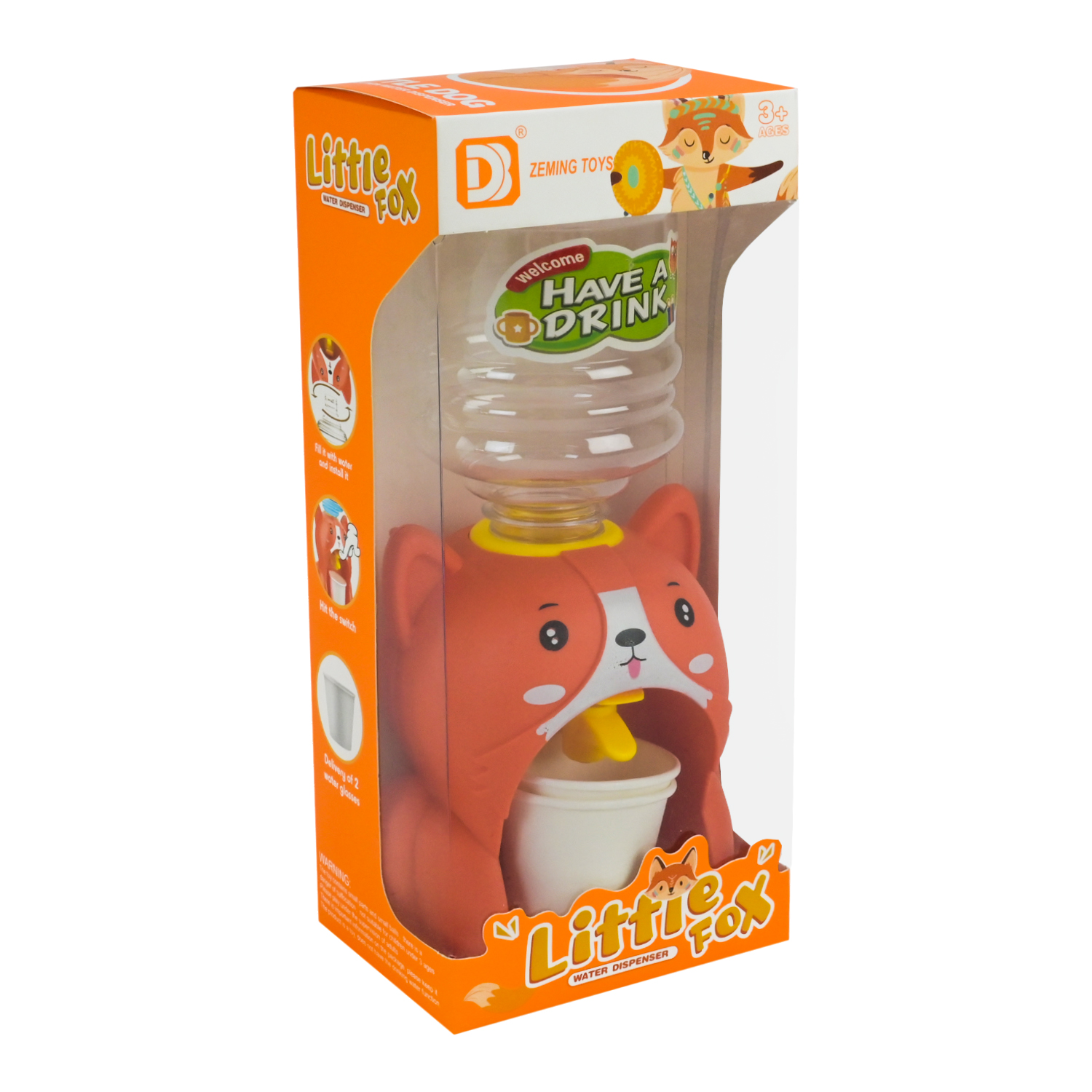 Кулер арт. 8076 (120шт/2) лисичка короб. 23*7,7*11,5см