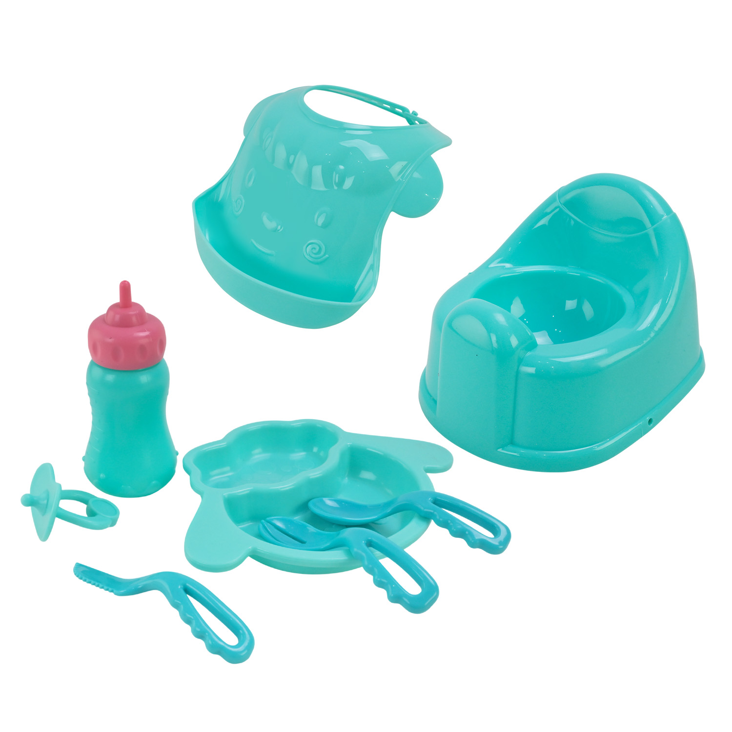 Стільчик арт. 2537 (24шт/2) мікс 2 колори, акс, для ляльки 12-14" короб. 44*9*32,5см