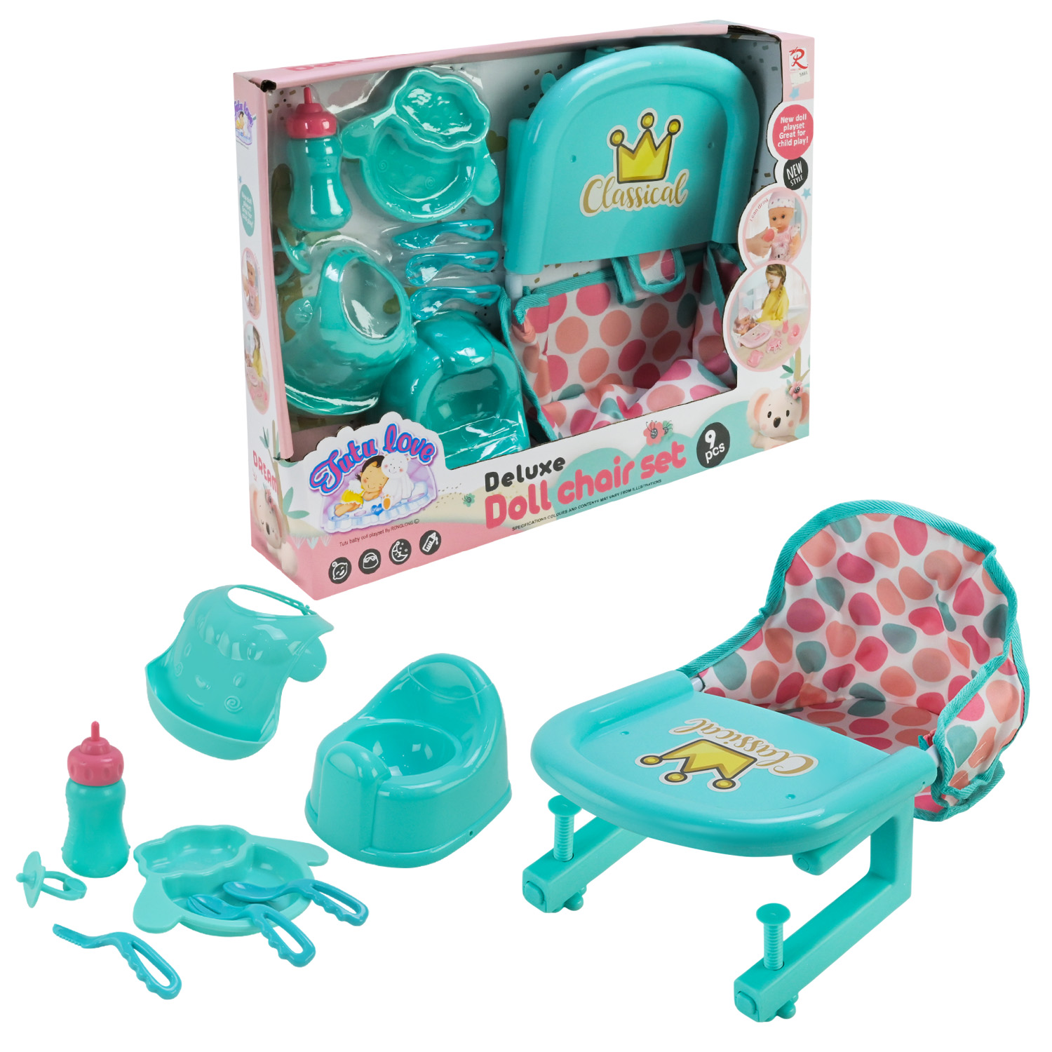 Стільчик арт. 5881 (24шт/2) акс, для ляльки 12-14" короб. 44*9*32,5см