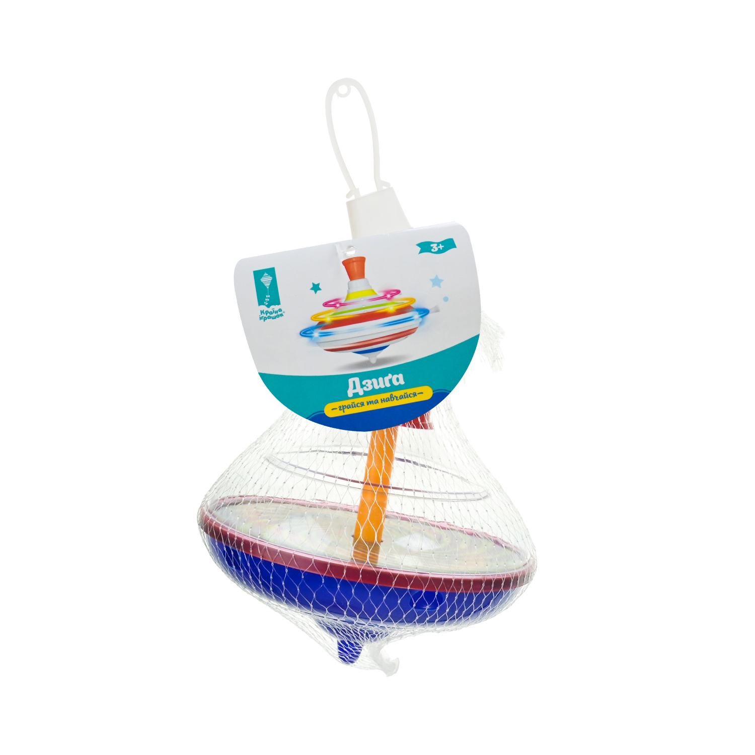 Іграшка дзиґа арт. PL-725-38 (240шт/2) 2 кольори, р-р 10*10*11см, у сітці 11*11*12см, у сітці