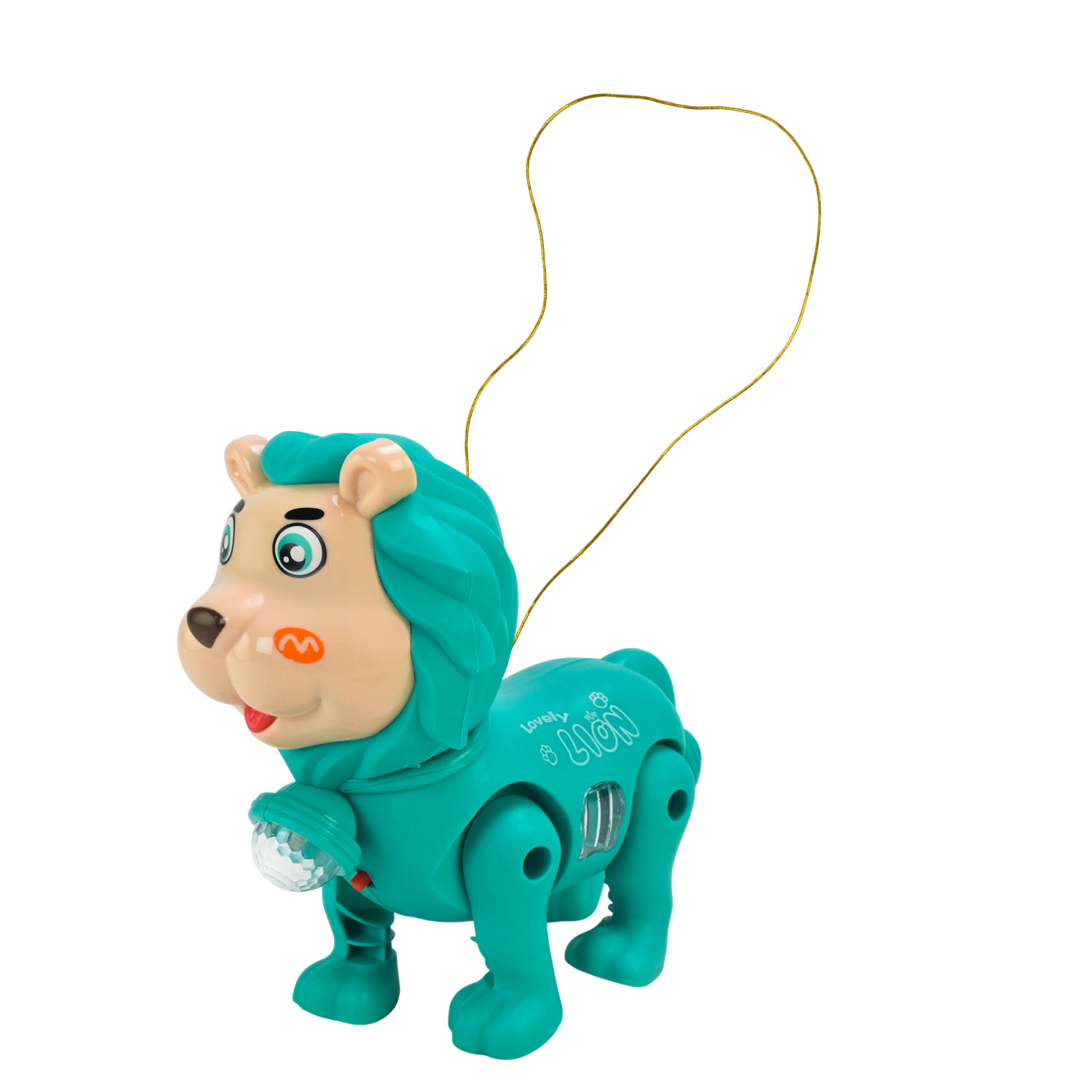 Тварина муз. арт. 776-8 (180шт/2) 4 кольори лев, світ., звук, р-р 18*8*17 см, пакет. 25*8*28см