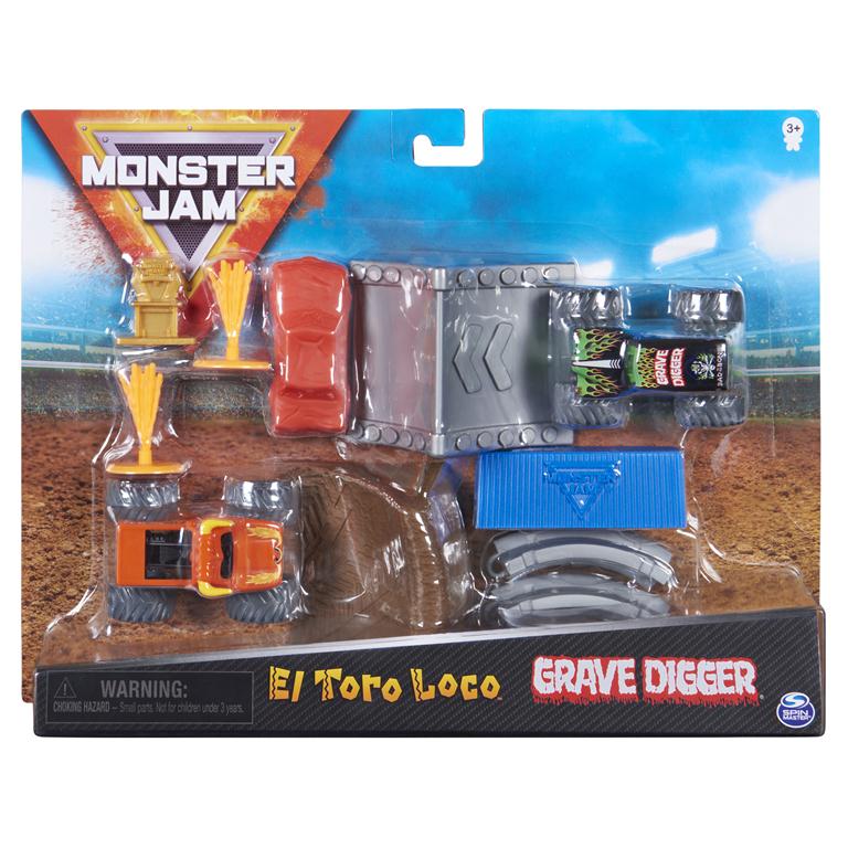 Іграшковий набір Monster Jam арт. 6058007 (4шт) планшет. 25*36*6 см