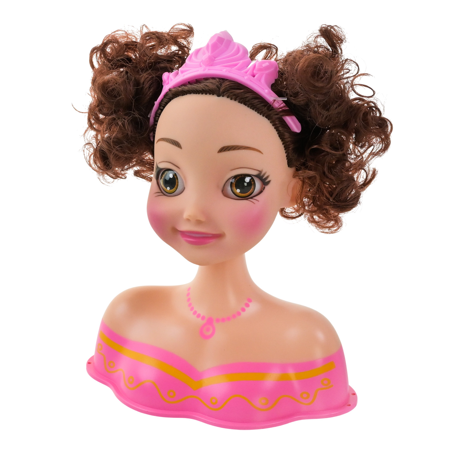 Голова для зачісок арт. L-81-1 (72шт/2) мікс 2 види, аксесуари для волосся, у короб. 18*9,3*20 см