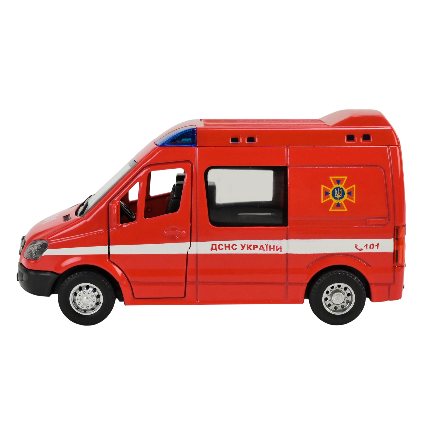 Машина мет. АВТОПРОМ арт. AP7545 (108шт/2) "Пожежна охорона" батар.,світло,звук,у короб.17*14*6,5см