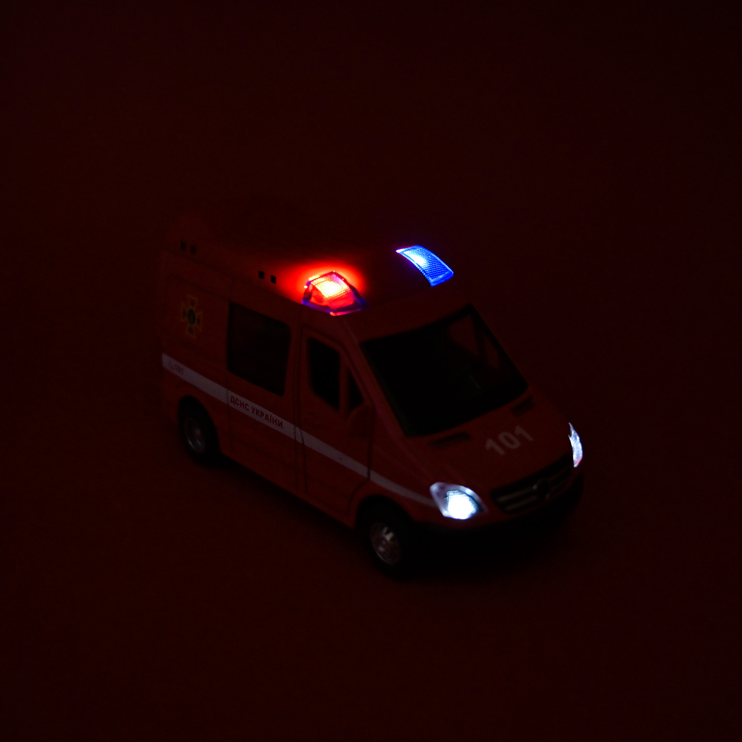 Машина мет. АВТОПРОМ арт. AP7545 (108шт/2) "Пожежна охорона" батар.,світло,звук,у короб.17*14*6,5см