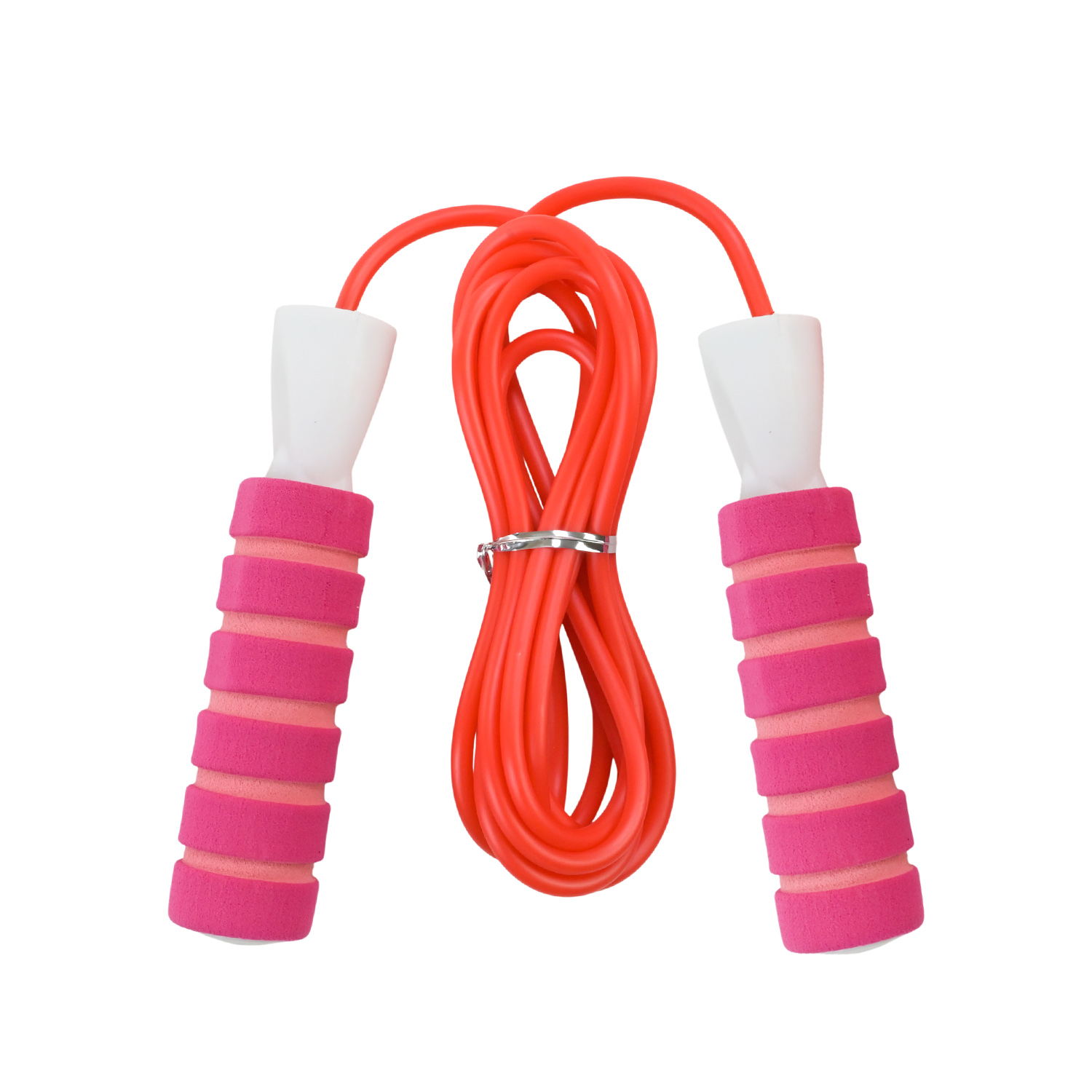 Скакалка арт. JR2209 (200шт), 4 мікс кольри, на підшипниках 2,7м, у пакеті 14*3*24см