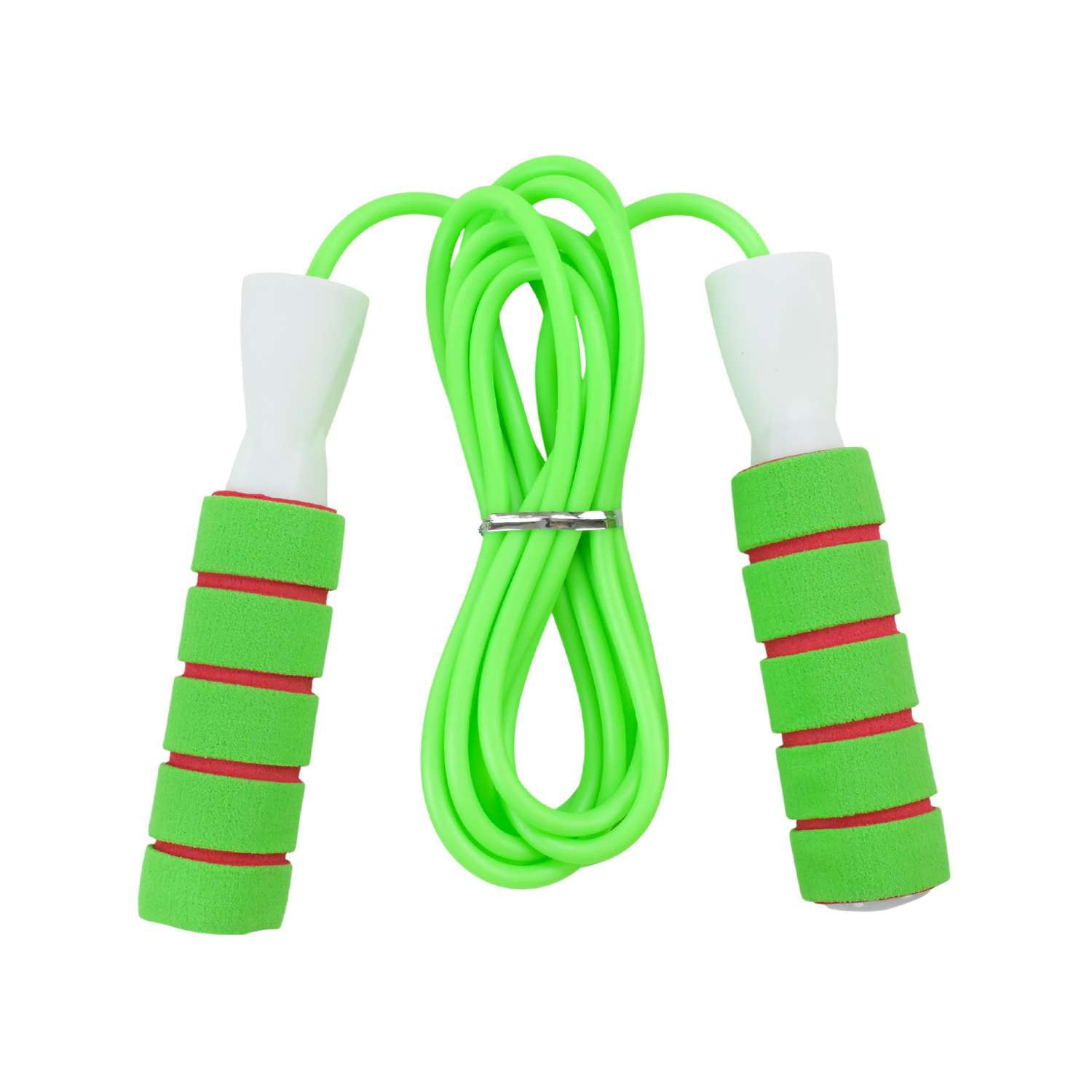 Скакалка арт. JR2209 (200шт), 4 мікс кольри, на підшипниках 2,7м, у пакеті 14*3*24см