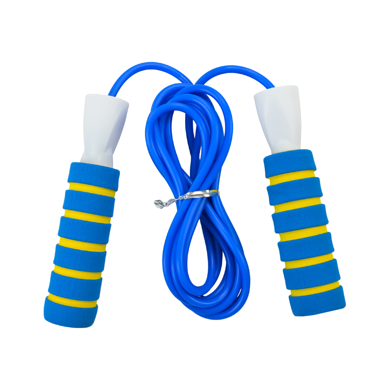 Скакалка арт. JR2209 (200шт), 4 мікс кольри, на підшипниках 2,7м, у пакеті 14*3*24см