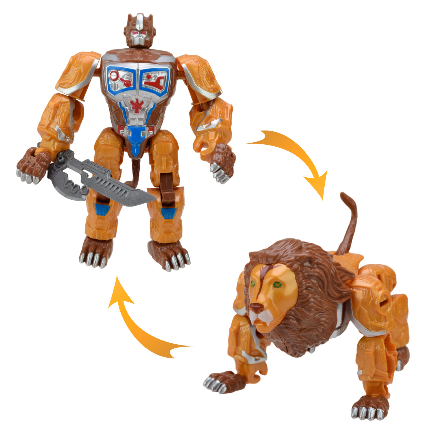 Іграшковий набір арт. 168-28/29 (36шт/2) батар. 2види, світло,звук,маска+трансформер, короб. 35,5*7,6*24см