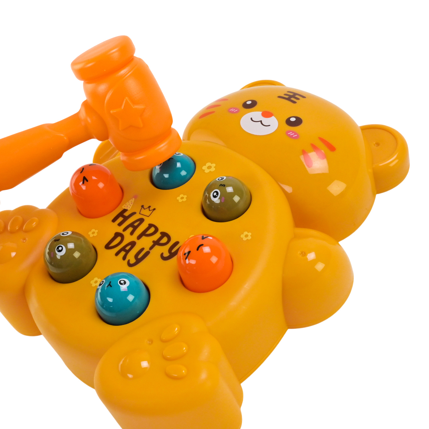 Логіка-стукалка арт. PL-725-33 (120шт/2) ведмедик, в комплекті молоток,р-р 21,2*7,1*21см, пакет 25*6*33 см