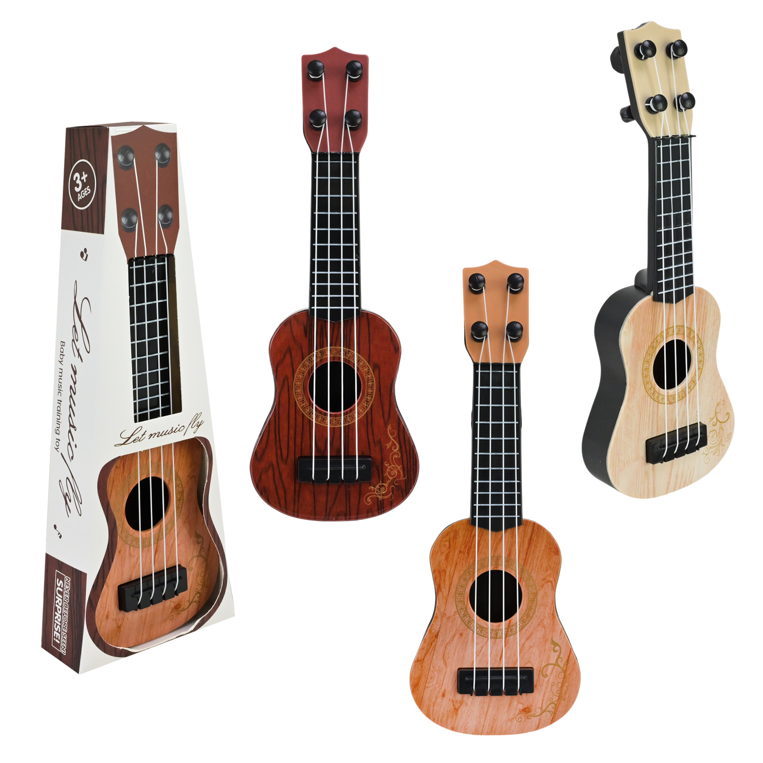 Гітара арт. S-B11 (192шт/2) 3 кольори мікс, короб. 9,8*25,5*3,7 см