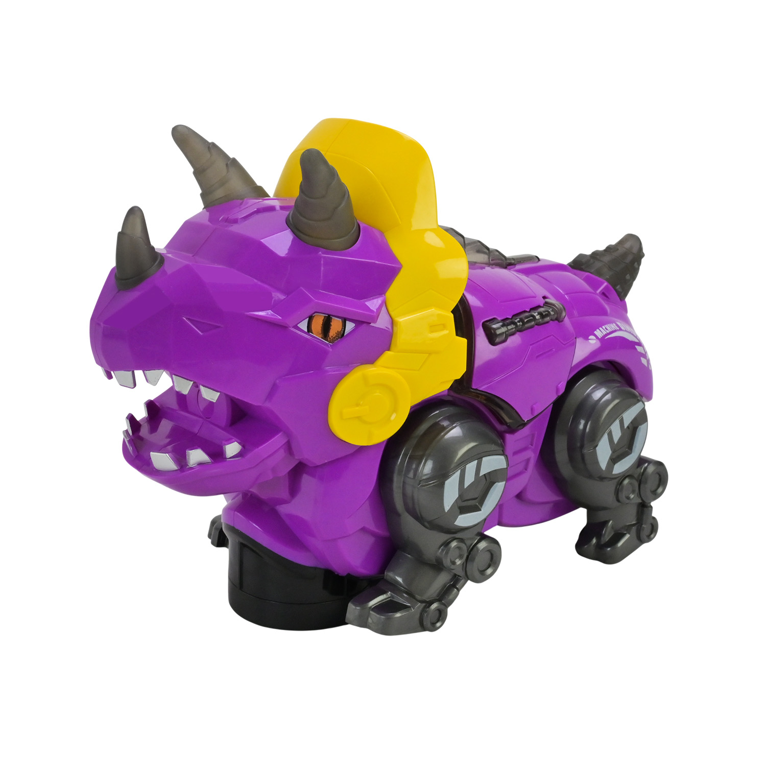 Машинка-тваринка арт. ZR188-1 (72шт/2) 3 кольори батар. світо, звук, обертається, у короб. 21*10,8*14,5 см